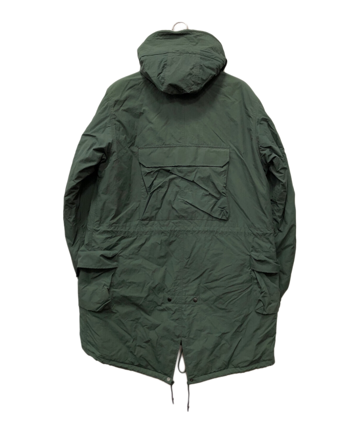 美品　BAL バル　マイクロファイバー　フィッシュテール　コート XL メンズ 中古・古着通販】BAL (バル) MULTI POCKET FISHTAIL COAT グリーン