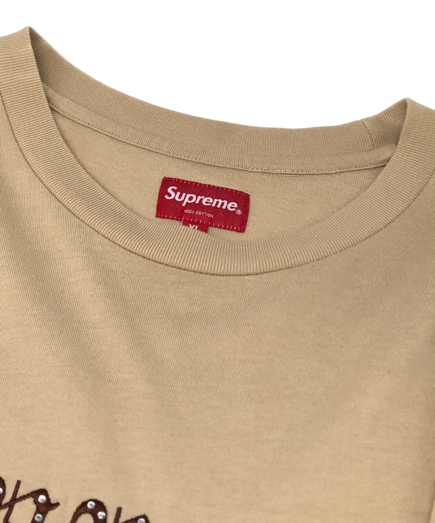 中古・古着通販】Supreme (シュプリーム) Old English Rhinestone S/S 