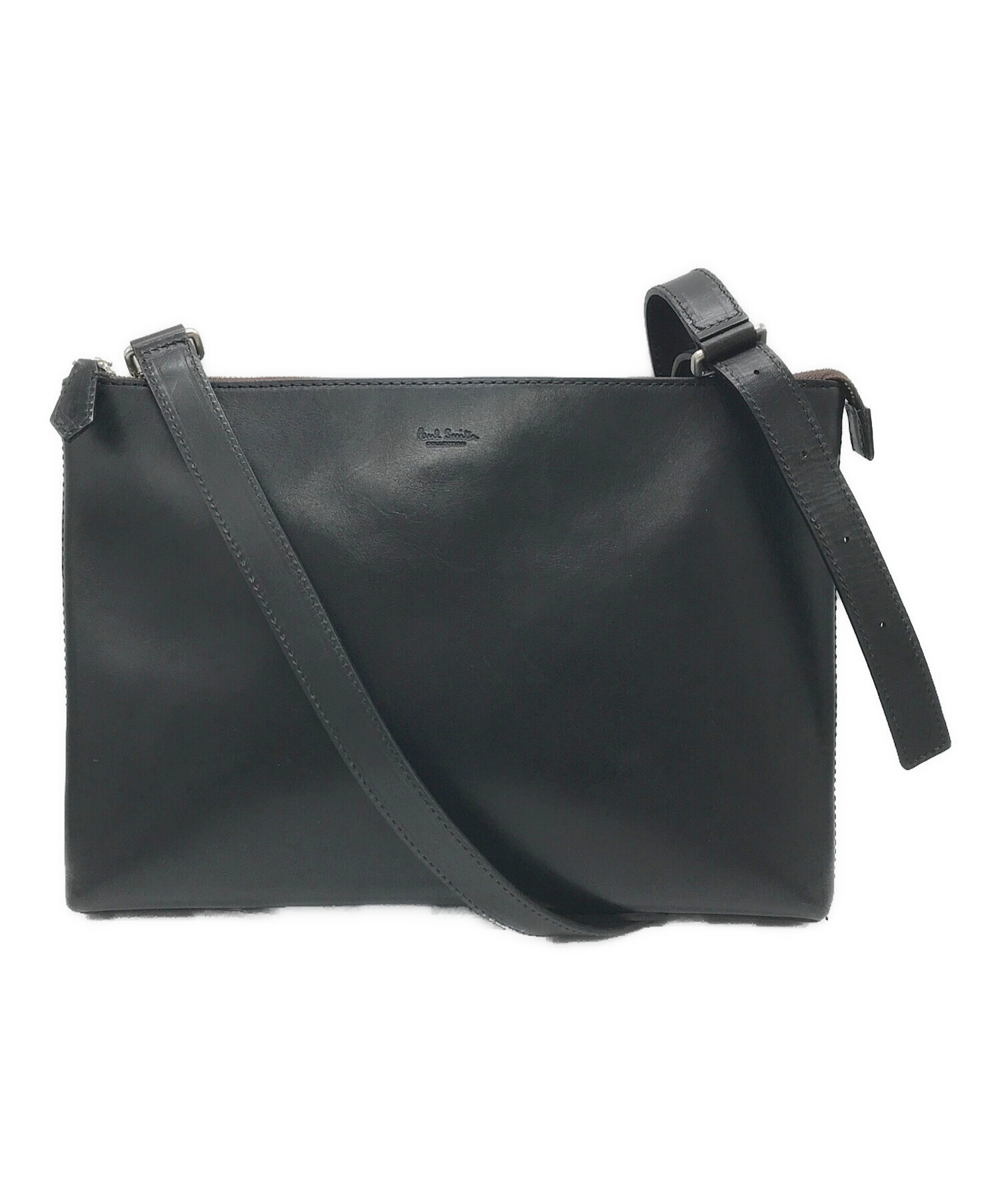 中古・古着通販】Paul Smith (ポールスミス) レザーショルダーバッグ  