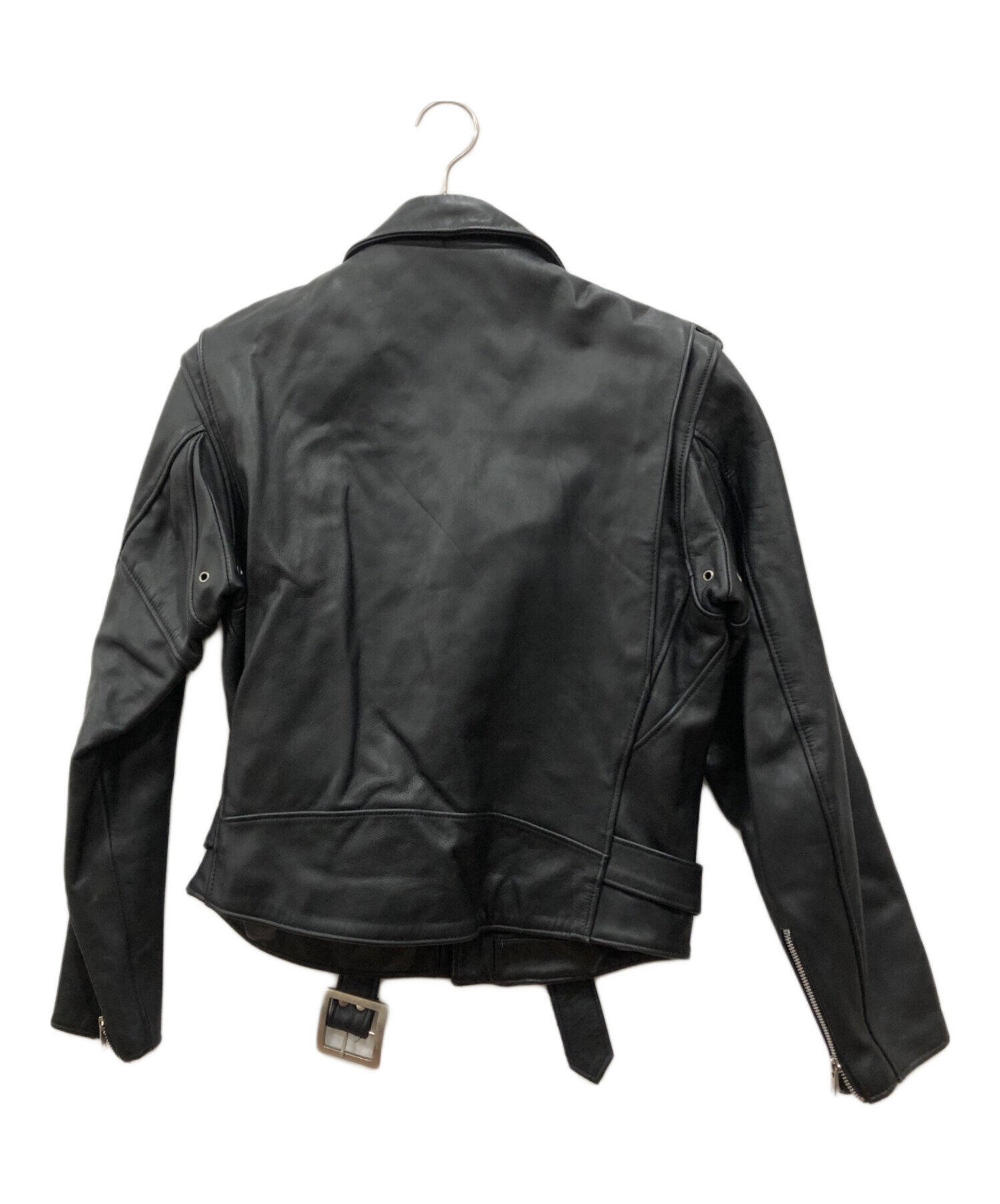 中古・古着通販】ALPHA (アルファ) ライダースジャケット ブラック 