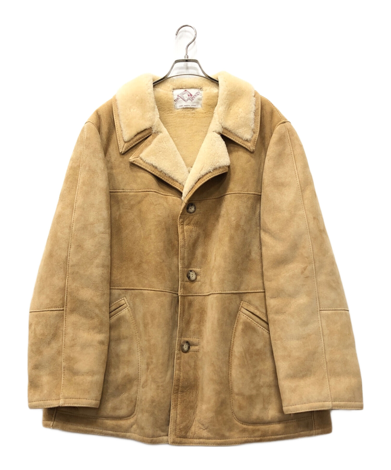 中古・古着通販】THE TANNERY (タナリー) ムートンハーフコート 