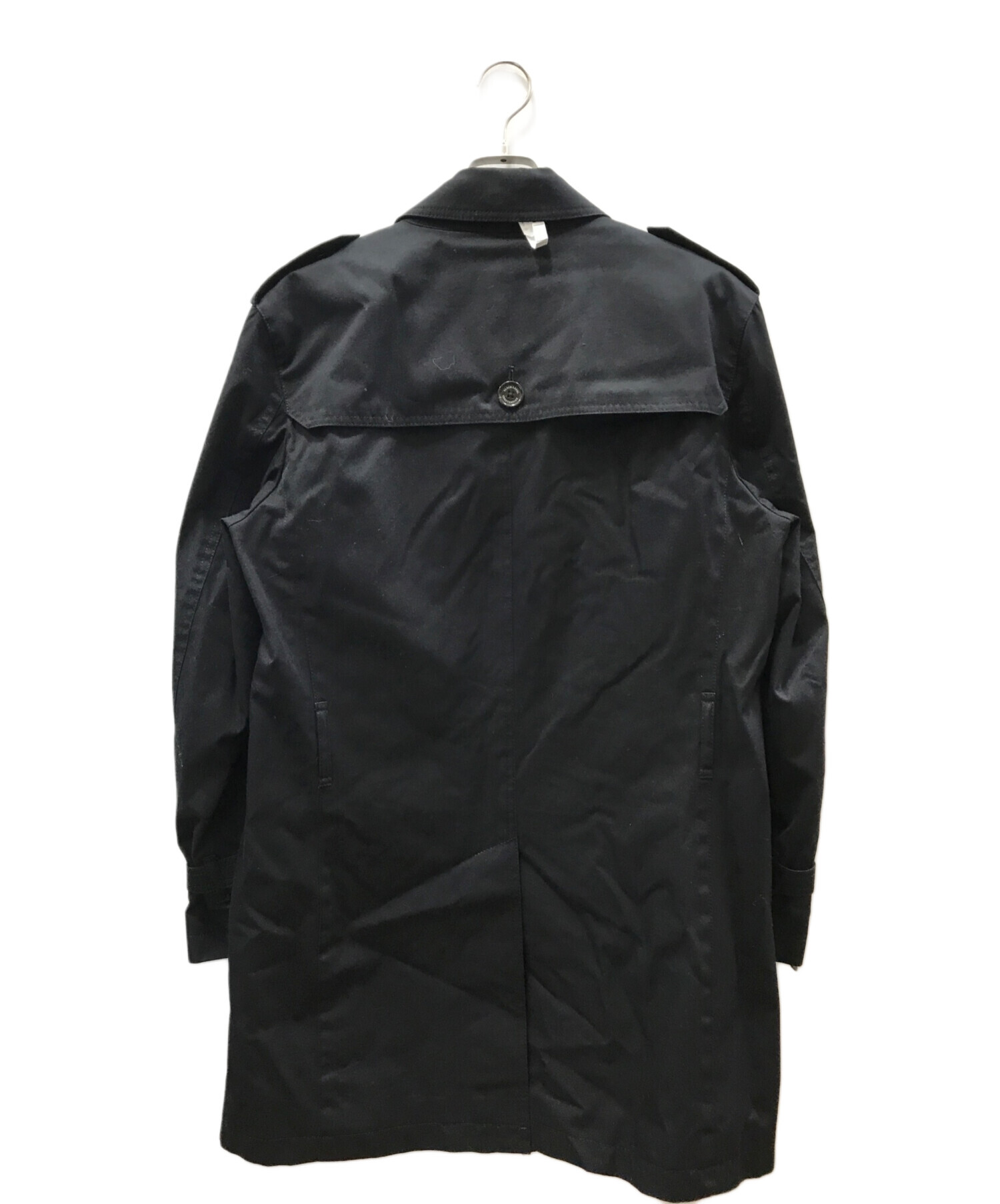 ブラックレーベルクレストブリッジトレンチコート黒LLサイズライナー付き