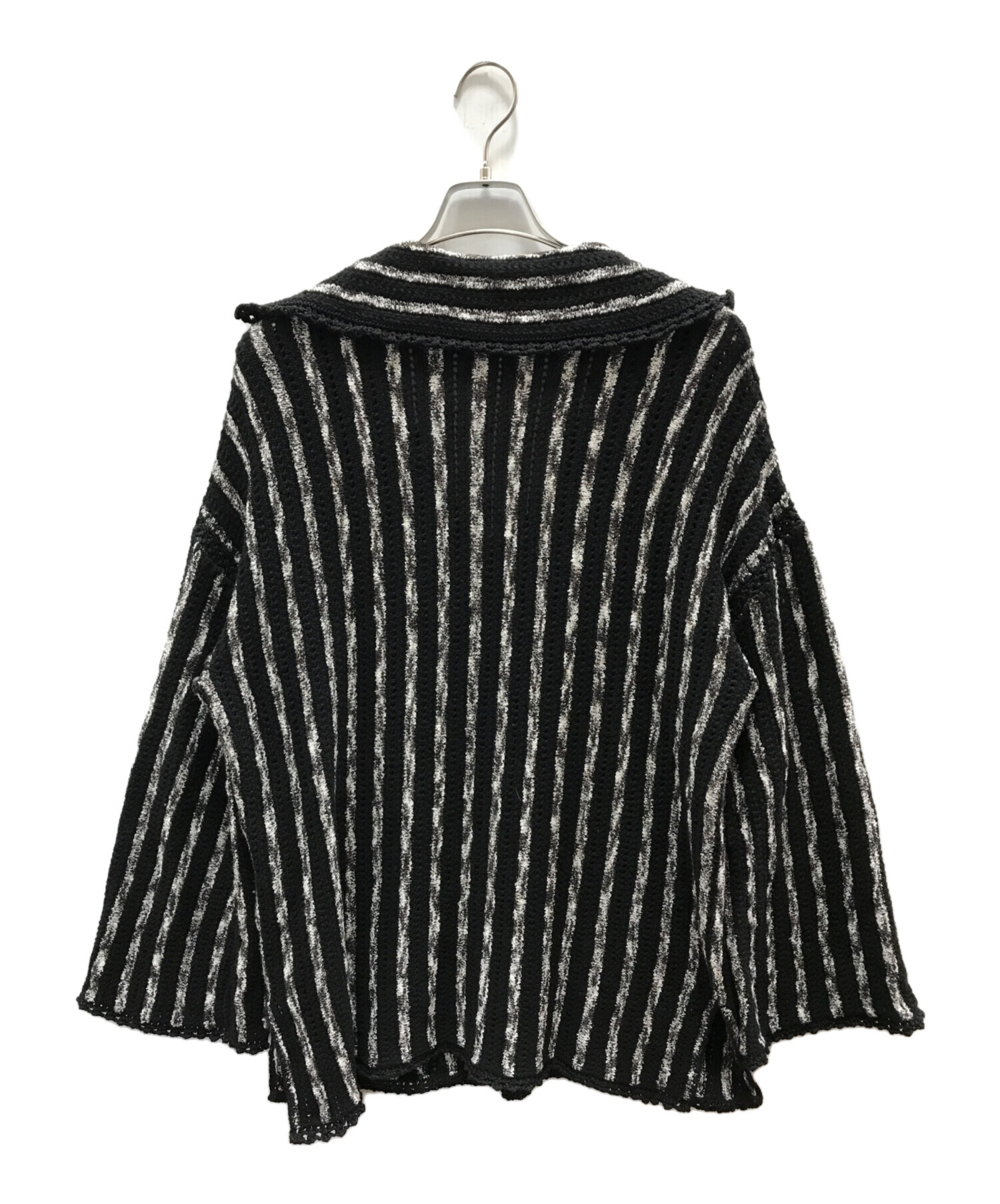 中古・古着通販】AMERI (アメリ) HAND STITCH STRIPE KNIT TOP