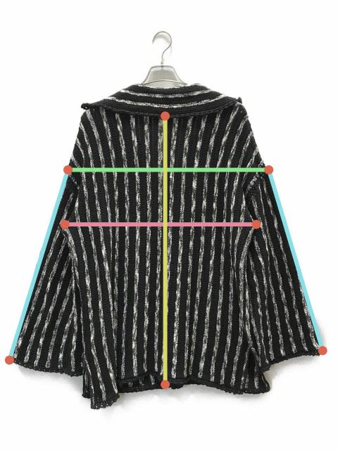 中古・古着通販】AMERI (アメリ) HAND STITCH STRIPE KNIT TOP