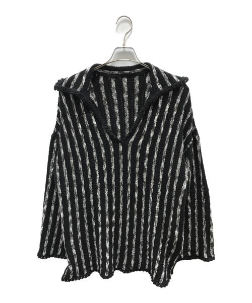 中古・古着通販】AMERI (アメリ) HAND STITCH STRIPE KNIT TOP