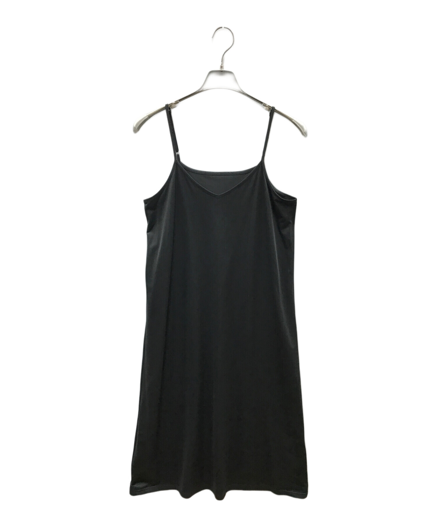 中古・古着通販】AMERI (アメリ) RUFFLE COLLAR KNIT DRESS ブラック