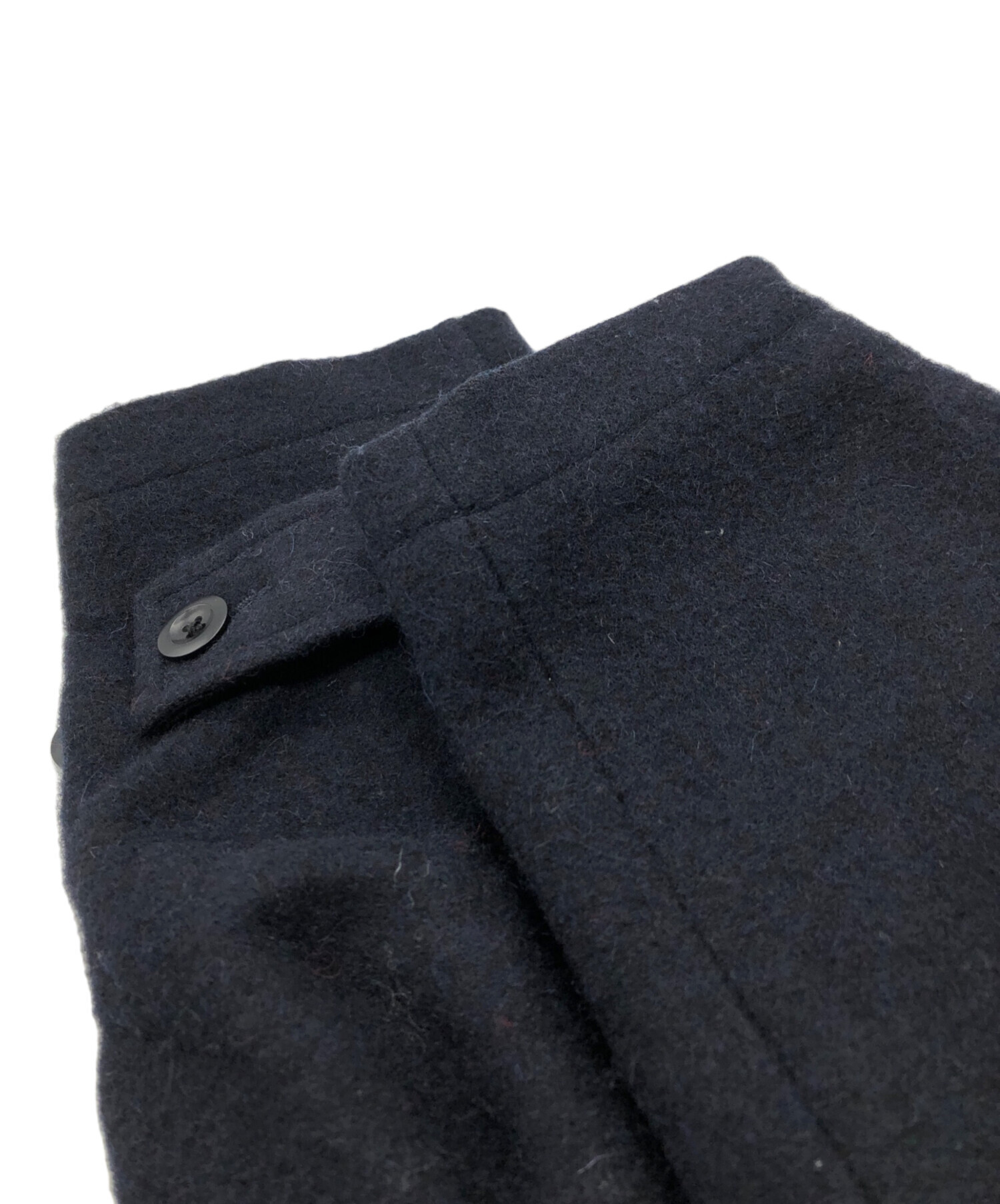 中古・古着通販】MHL (エムエイチエル) フーデッドコート ネイビー