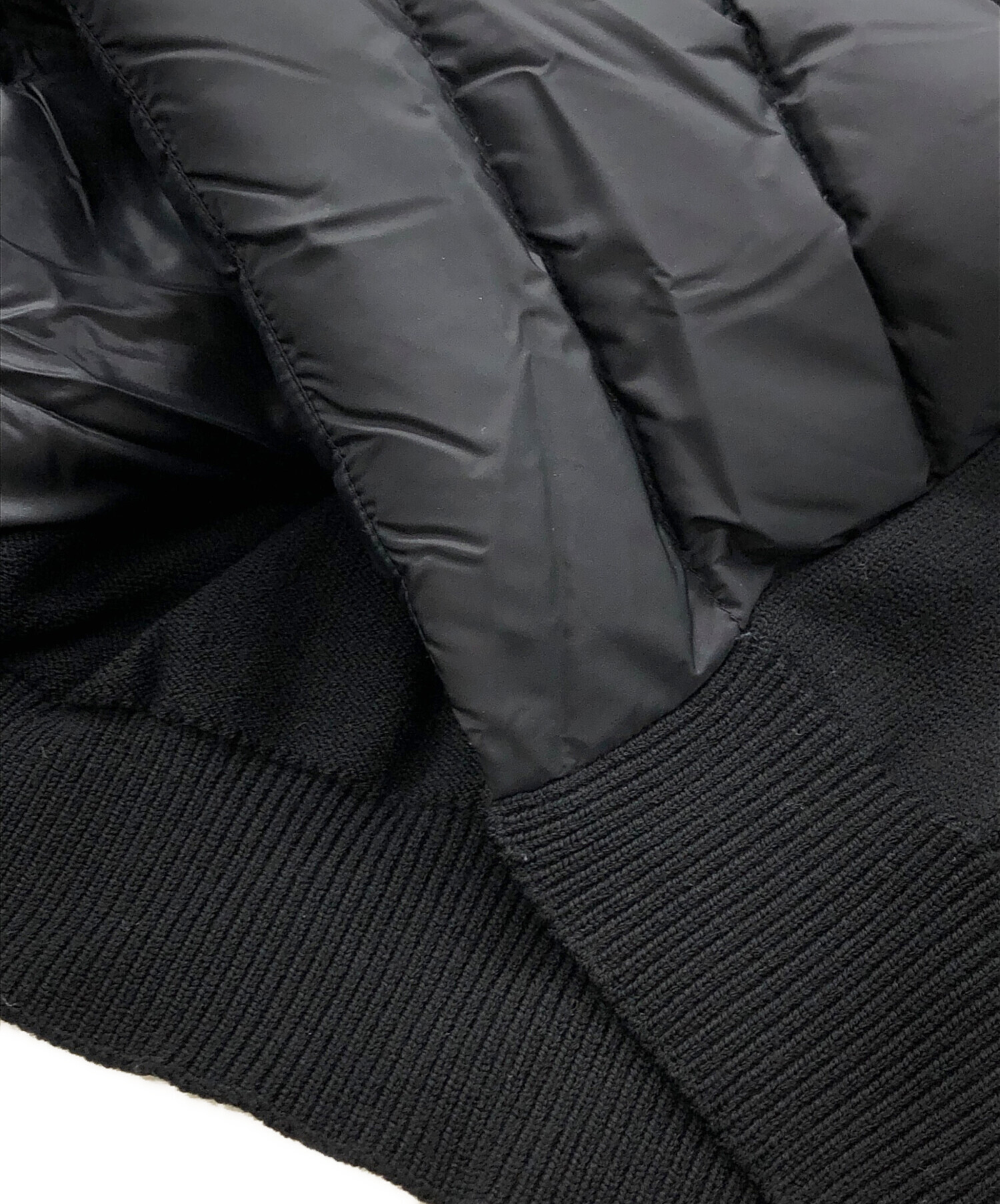 【 ぶんこ 】 モンクレール マグリオーネトリコット ダウンジャケット 中古・古着通販】MONCLER (モンクレール) MAGLIONE TRICOTニット切替