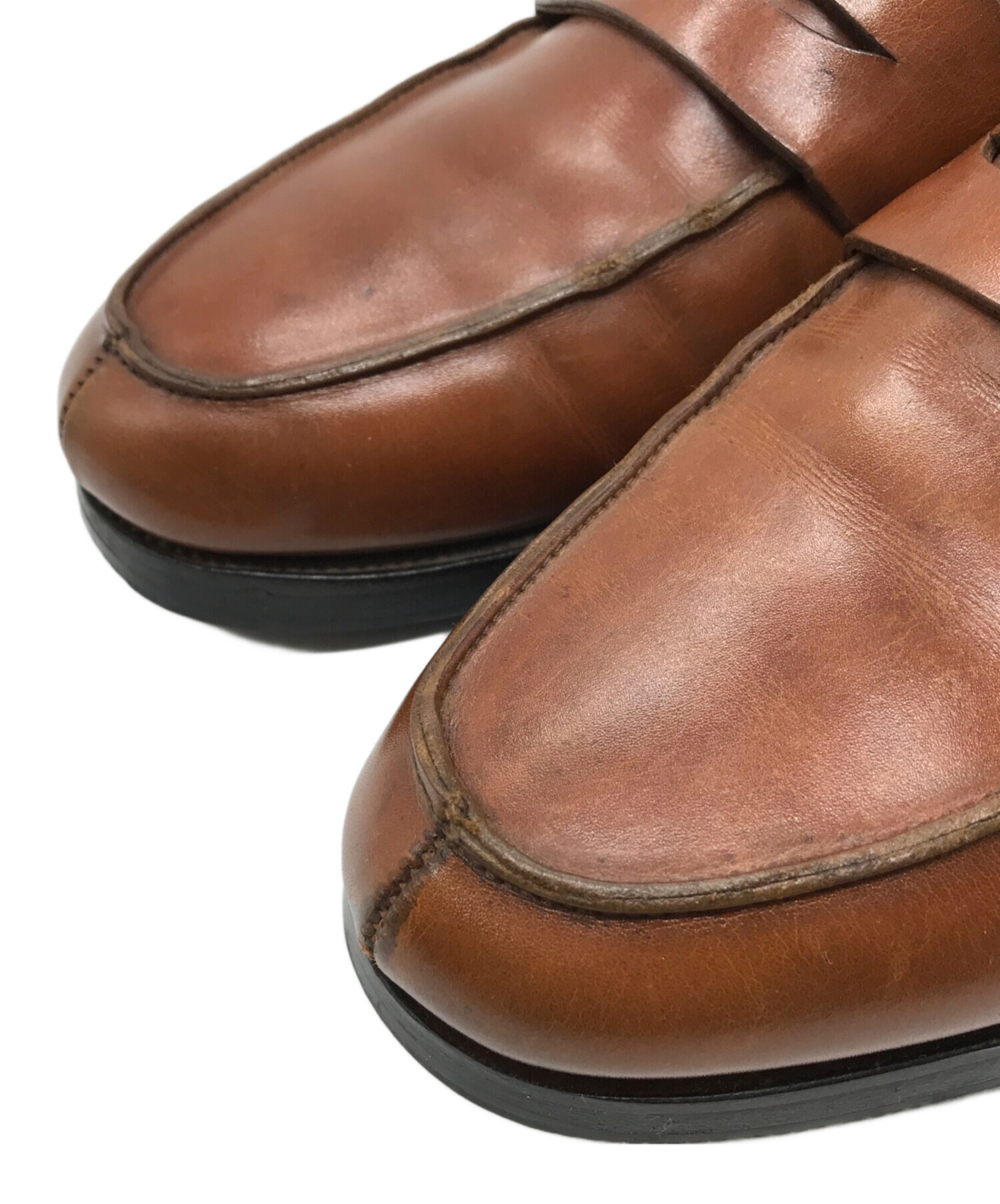 中古・古着通販】JOHN LOBB (ジョンロブ) ローファー ブラウン サイズ 