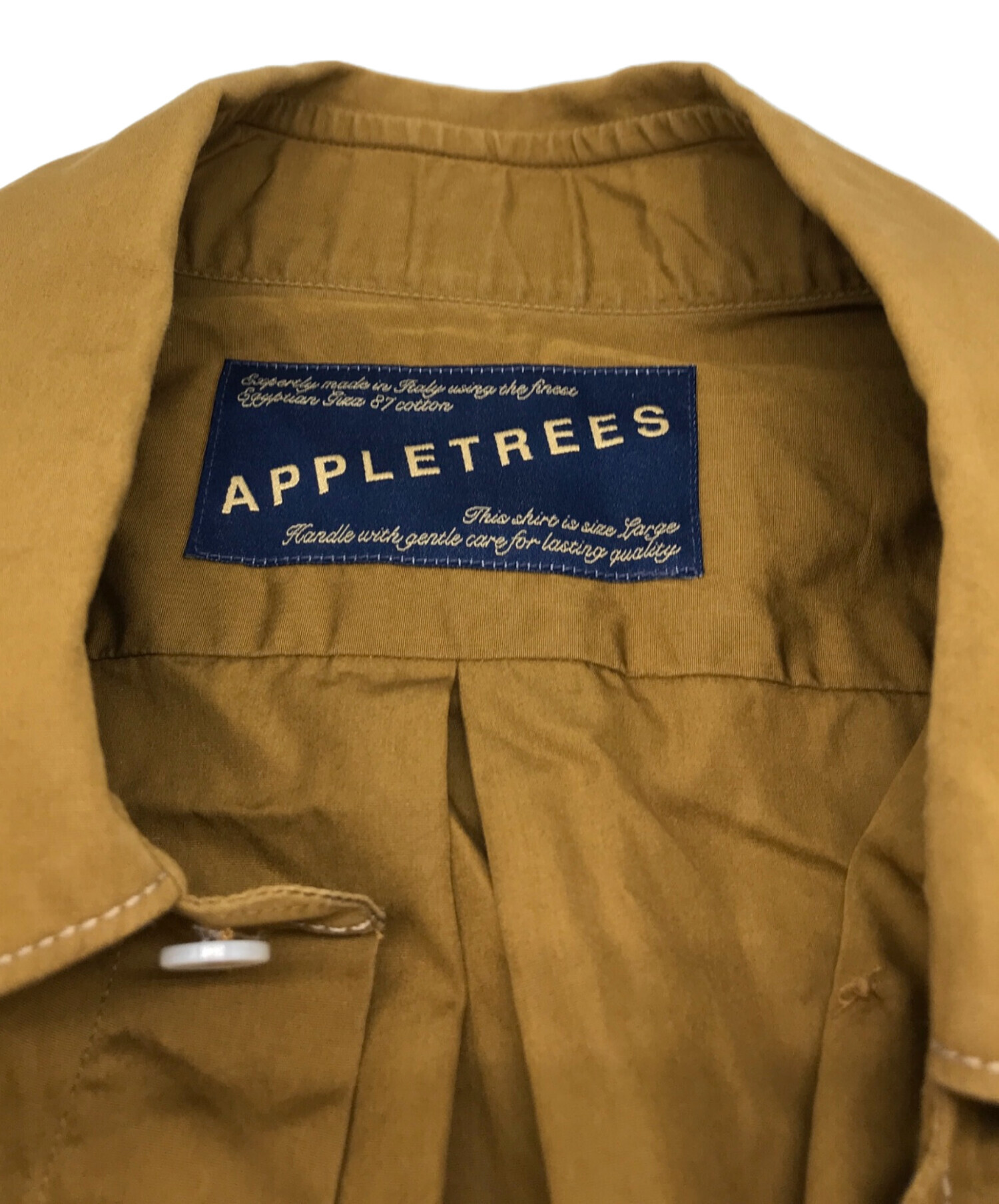 APPLETREES TRAVELER SHIRTS 新品未使用 L 中古・古着通販】APPLETREES (アップルツリーズ) OPEN TRAVELER SHIRTS