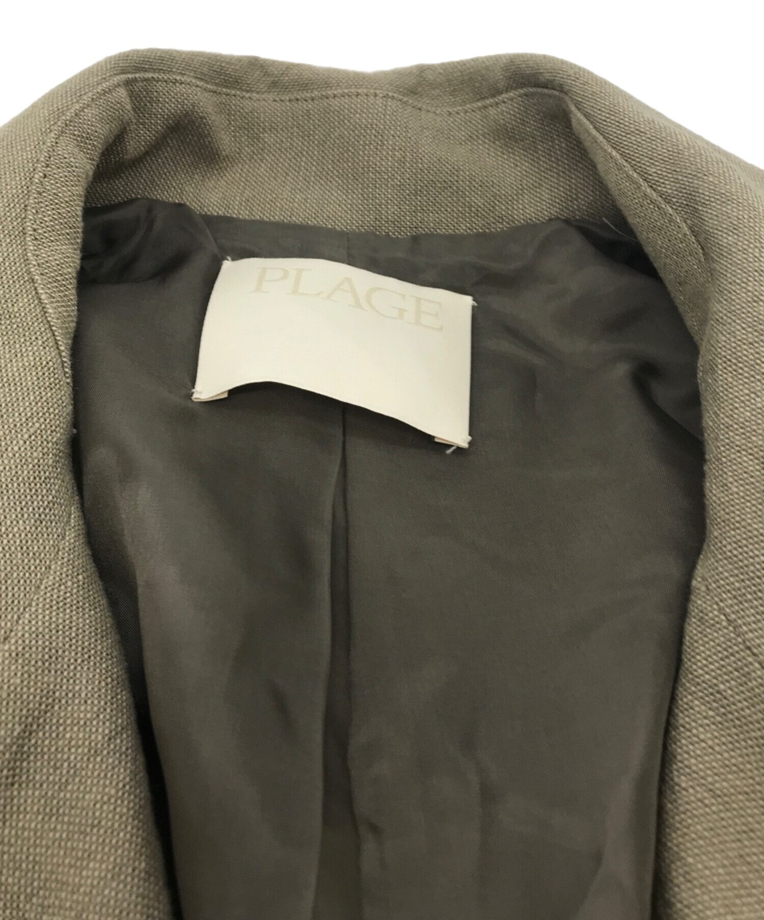Plage WOOL LINEN ブルゾン 36 新品未使用