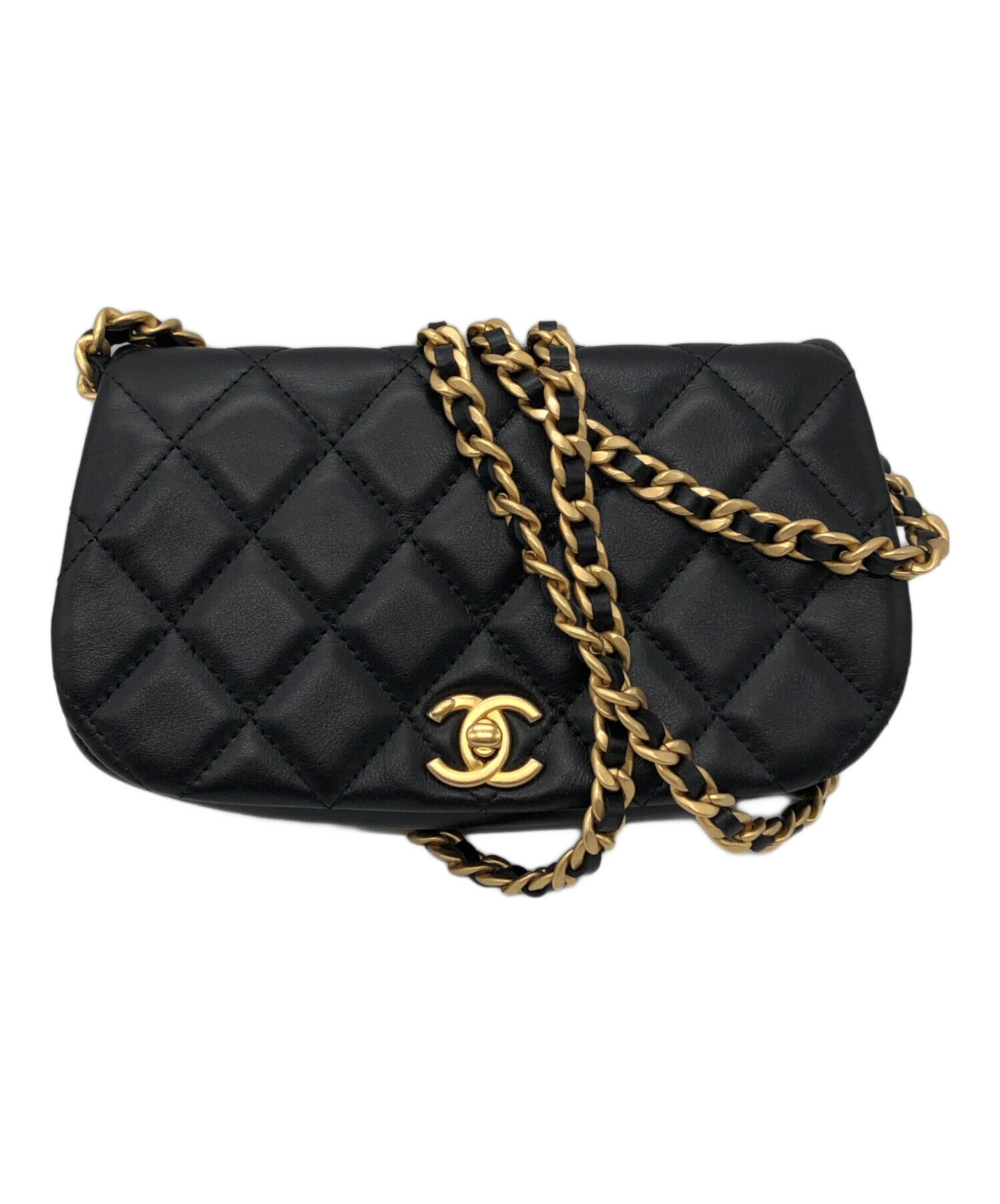 中古・古着通販】CHANEL (シャネル) ココマークチェーンショルダー