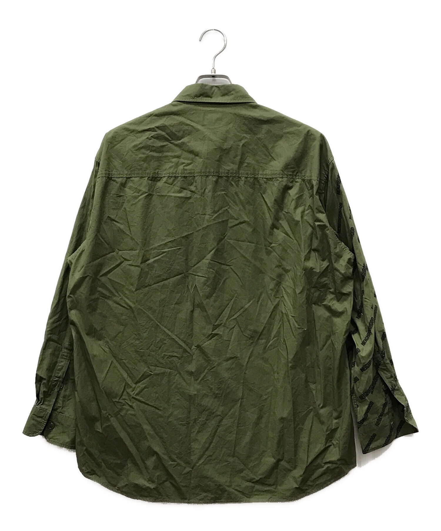 中古・古着通販】NEIGHBORHOOD (ネイバーフッド) C-SHIRT LS カーキ