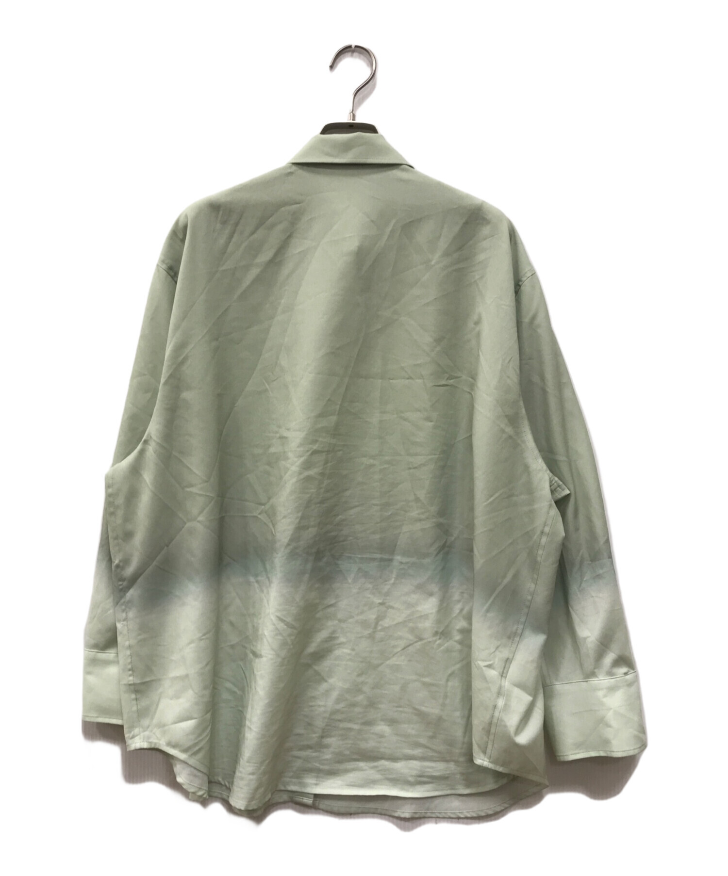 中古・古着通販】CLANE (クラネ) GRADATION SHIRT グリーン サイズ:M 