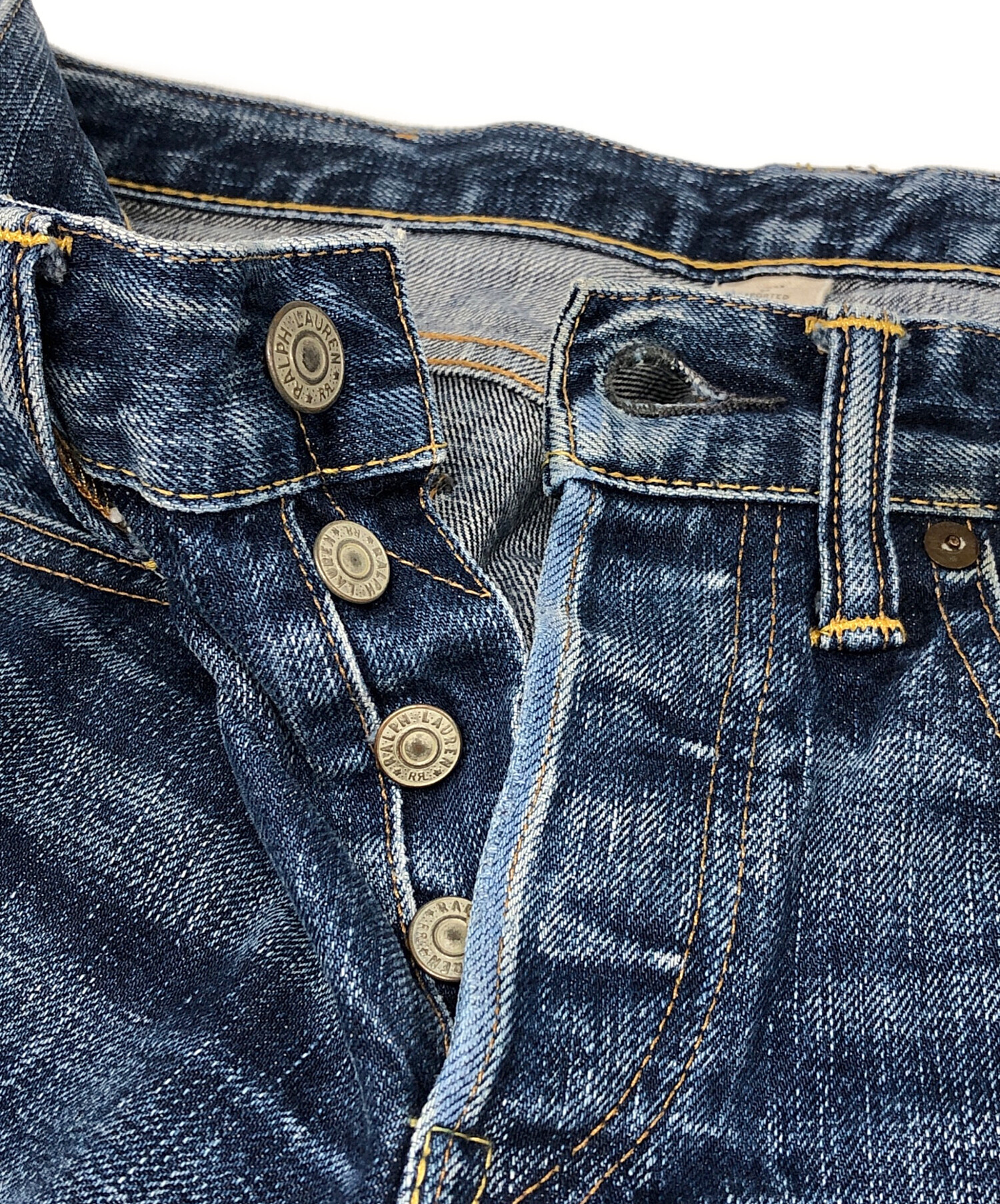 中古・古着通販】RRL (ダブルアールエル) デニムパンツ インディゴ 