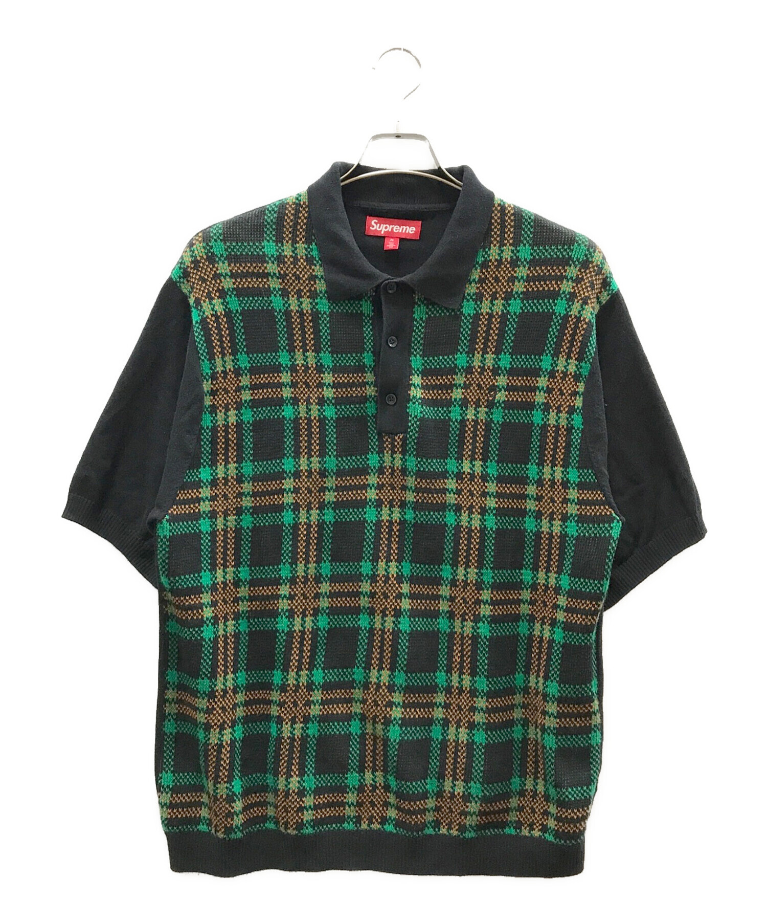 中古・古着通販】Supreme (シュプリーム) Plaid Knit s/s Polo 