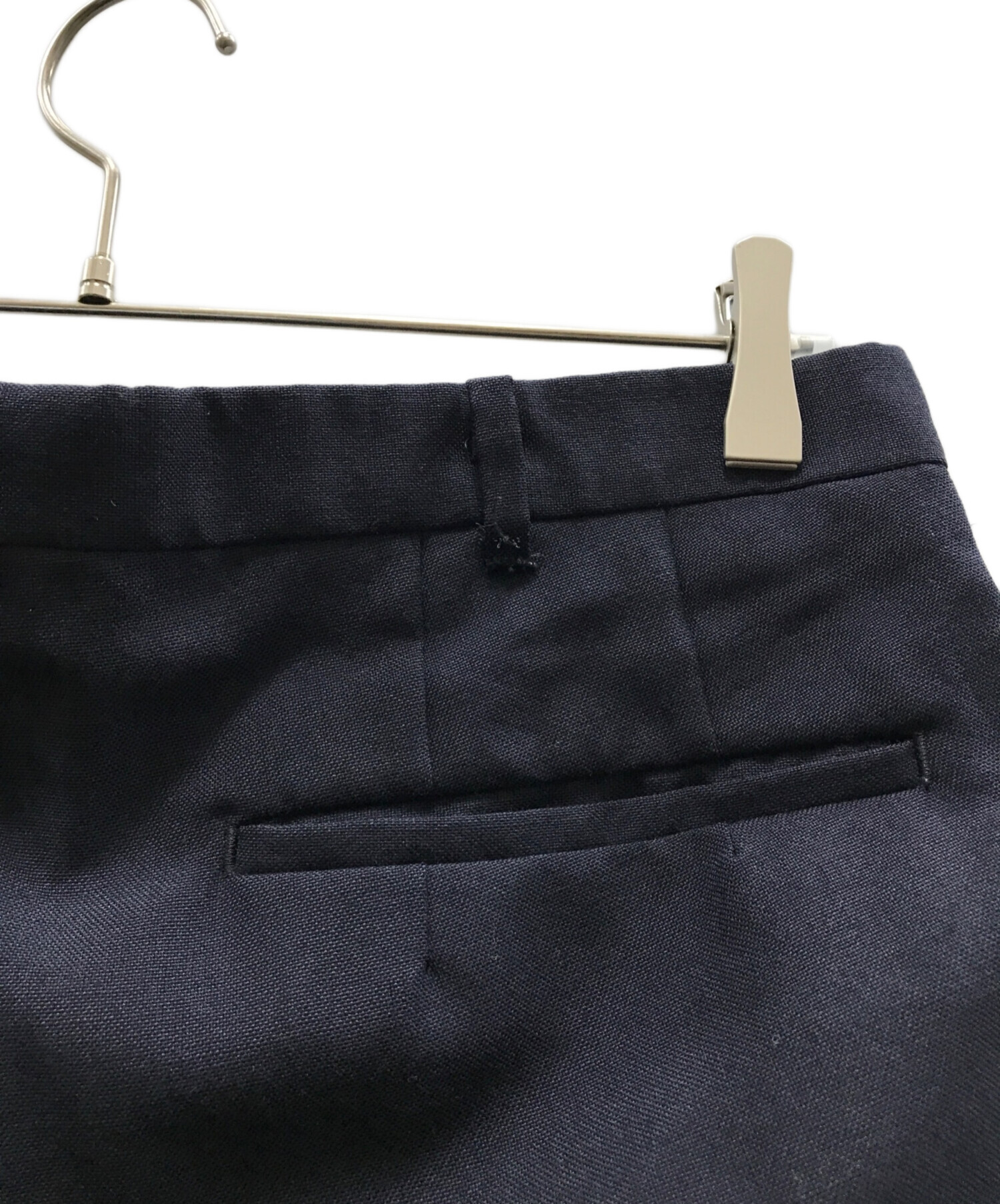 中古・古着通販】HEUGN (ユーゲン) GEORGE 2PLEATED TROUSERS ネイビー