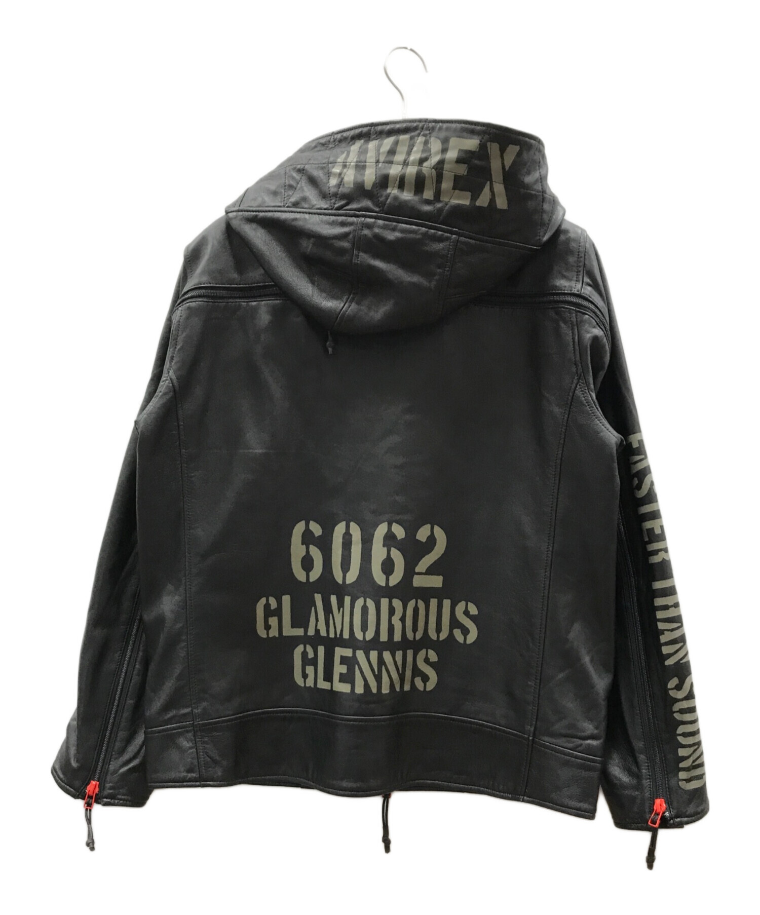 AVIREX アヴィレックス フーデッド コンバット ライダース HOODED