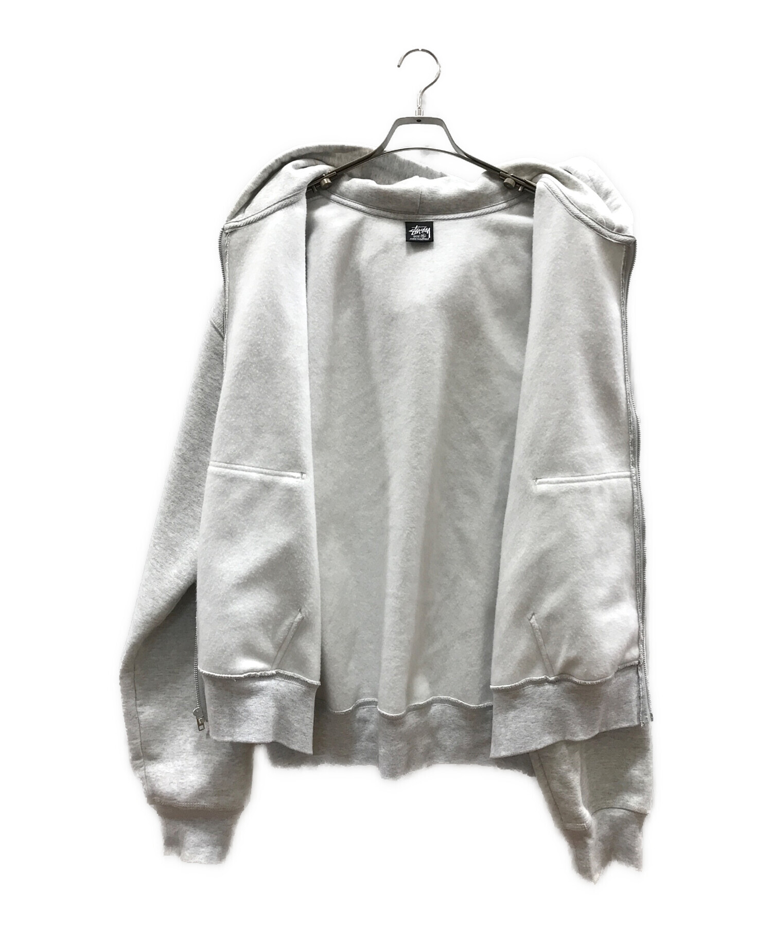 中古・古着通販】stussy (ステューシー) Dot Sport Zip Hoodie グレー