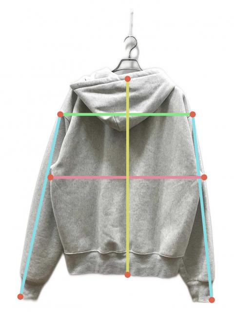 中古・古着通販】stussy (ステューシー) Dot Sport Zip Hoodie グレー