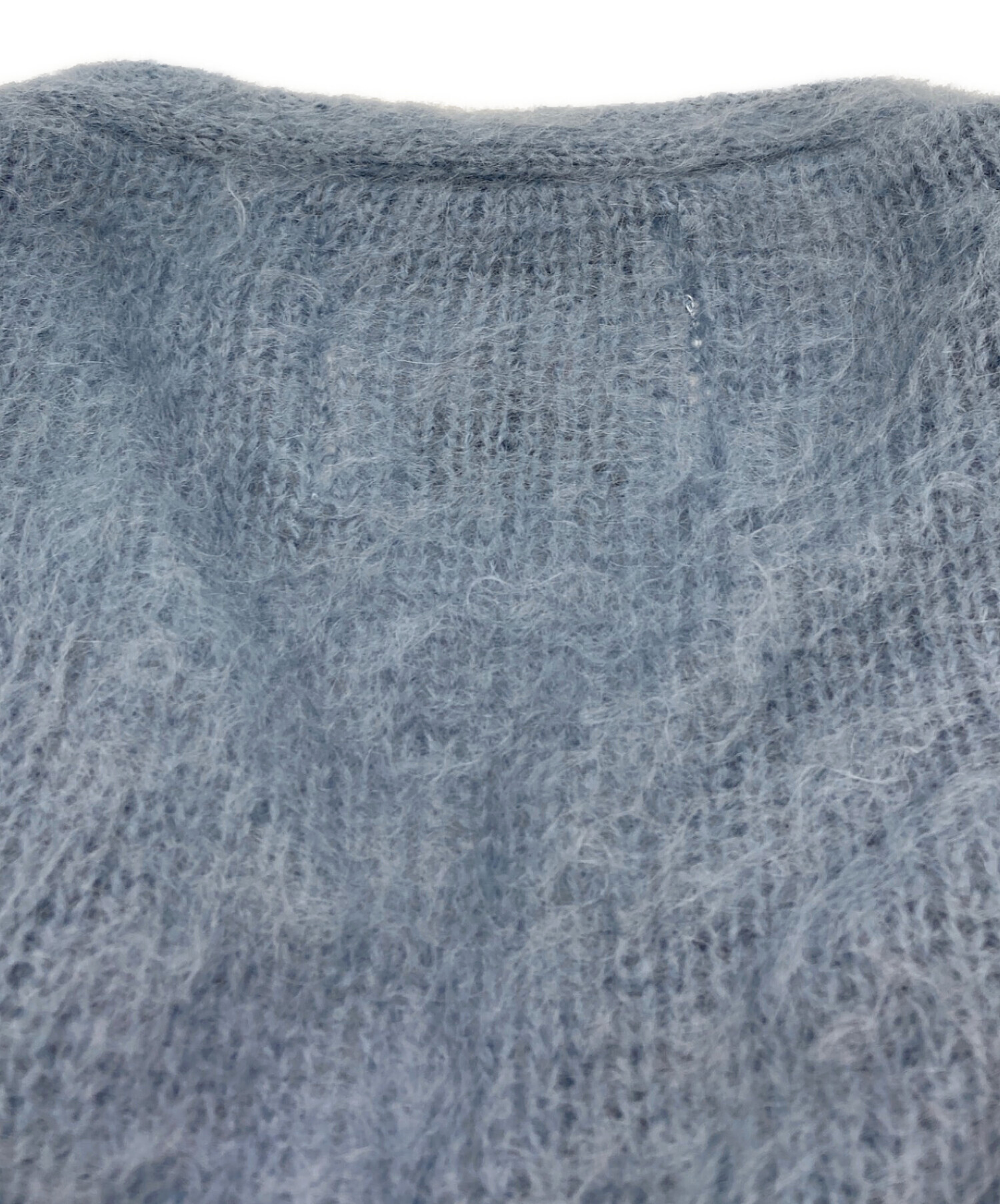 中古・古着通販】DAIRIKU (ダイリク) Mohair Knit Cardigan ブルー