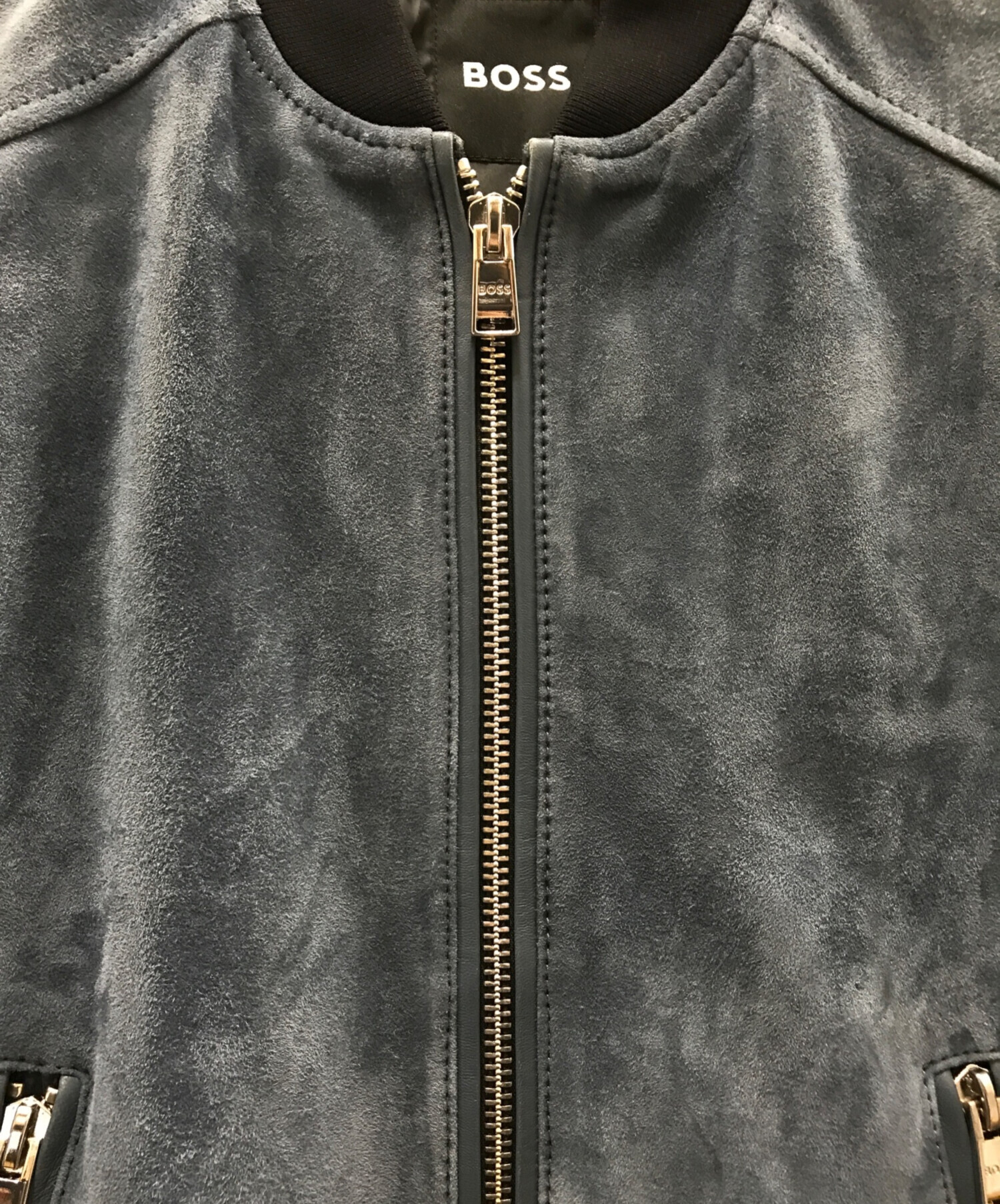 中古・古着通販】BOSS (ボス) スエード&ナッパレザー ボンバー