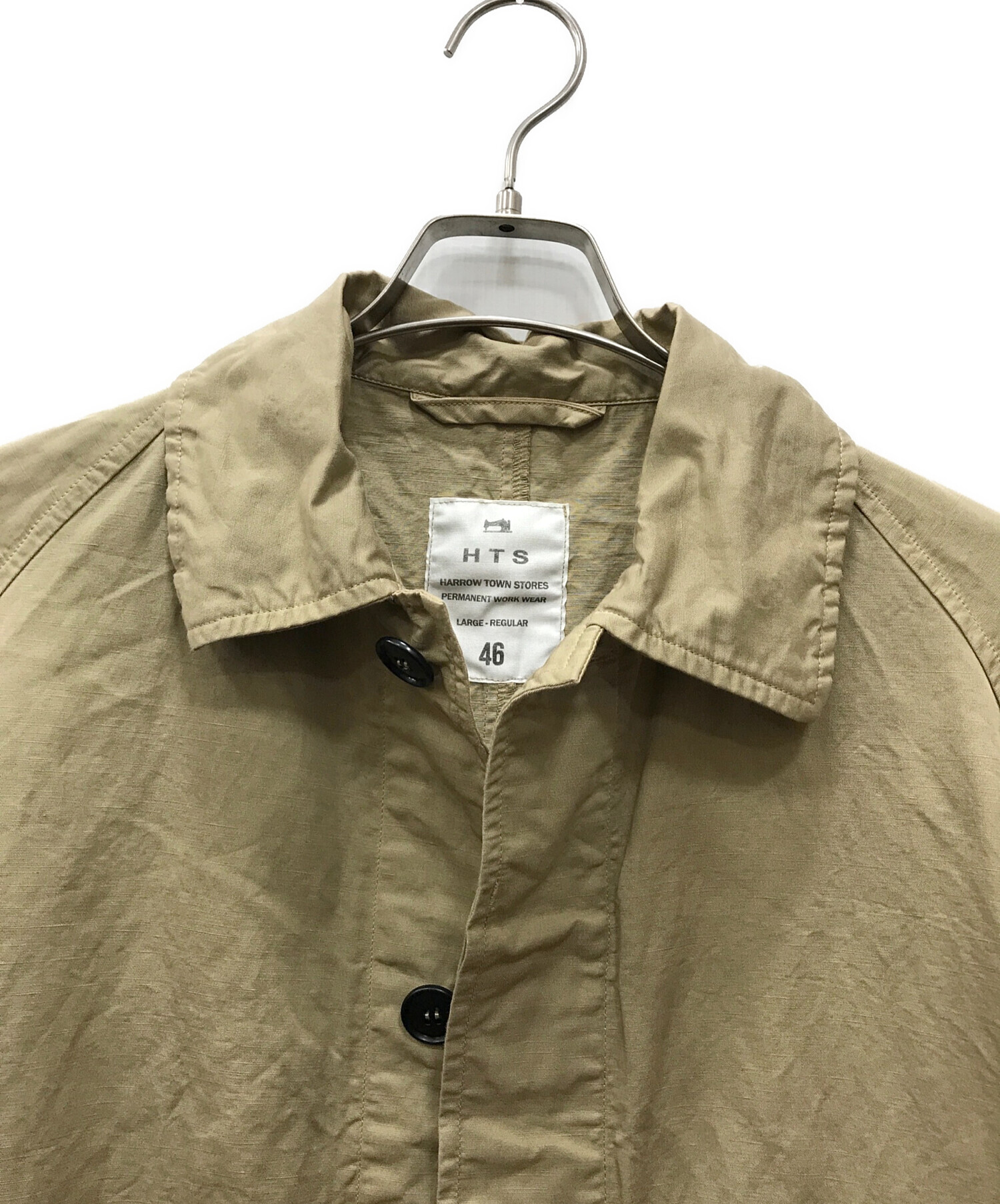 中古・古着通販】HTS (エイチティーエス) BALMACAAN COAT ベージュ 
