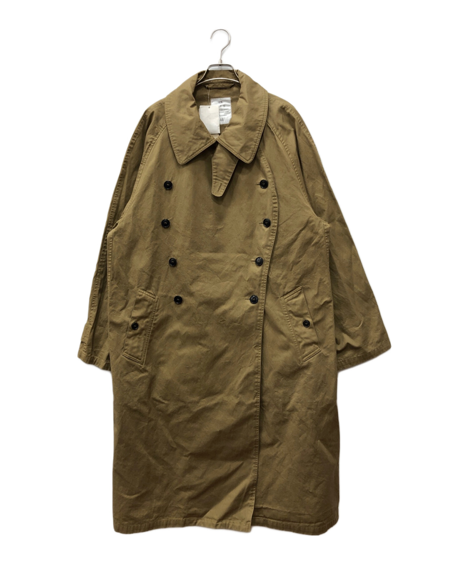 中古・古着通販】HTS (エイチティーエス) COTTON DOUBLE OVER COAT 