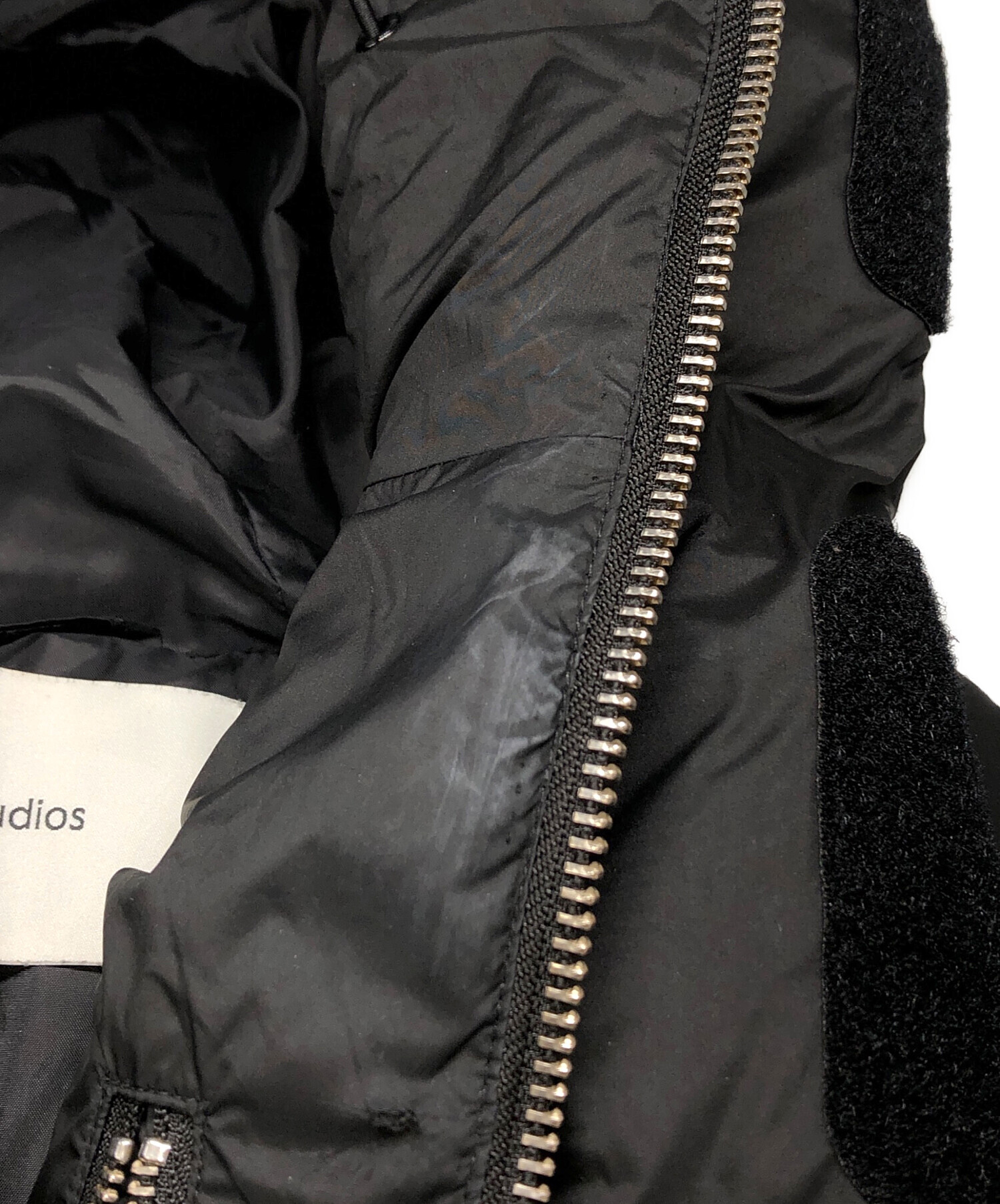 entire studios ブラック ダウンジャケット XS entire studios ブラック ダウンジャケット XS entire studios ENTIRE