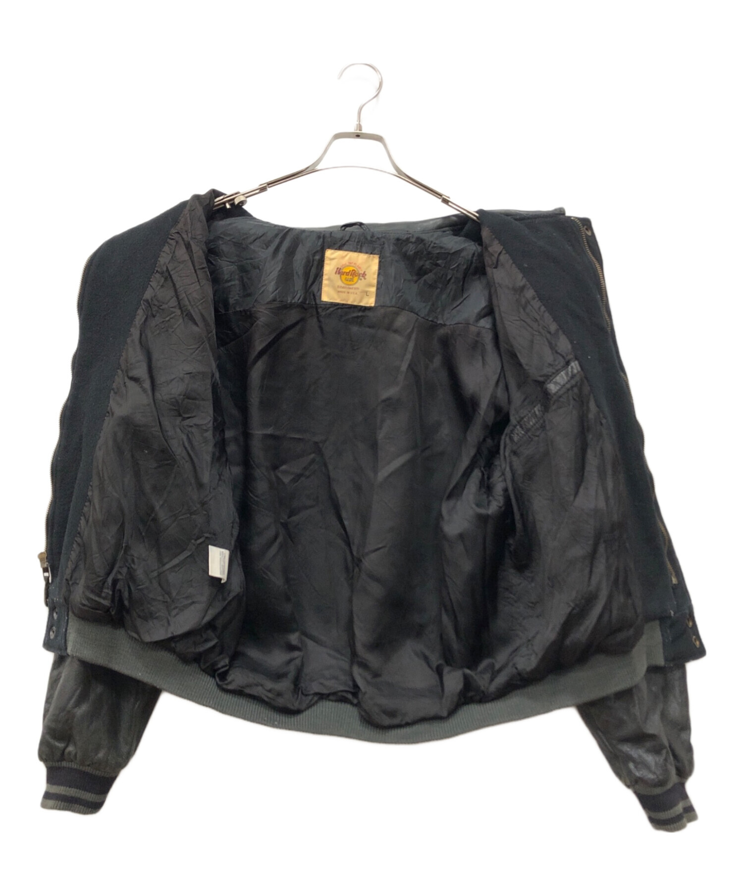 中古・古着通販】Hard Rock cafe (ハードロックカフェ) レザー切替