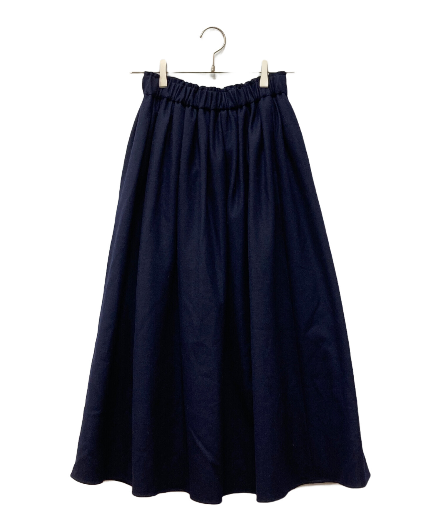 ebure エブール フリンジツイードスカート ネイビー38 ebure エブール フリンジツイードスカート ネイビー38 - メルカリ