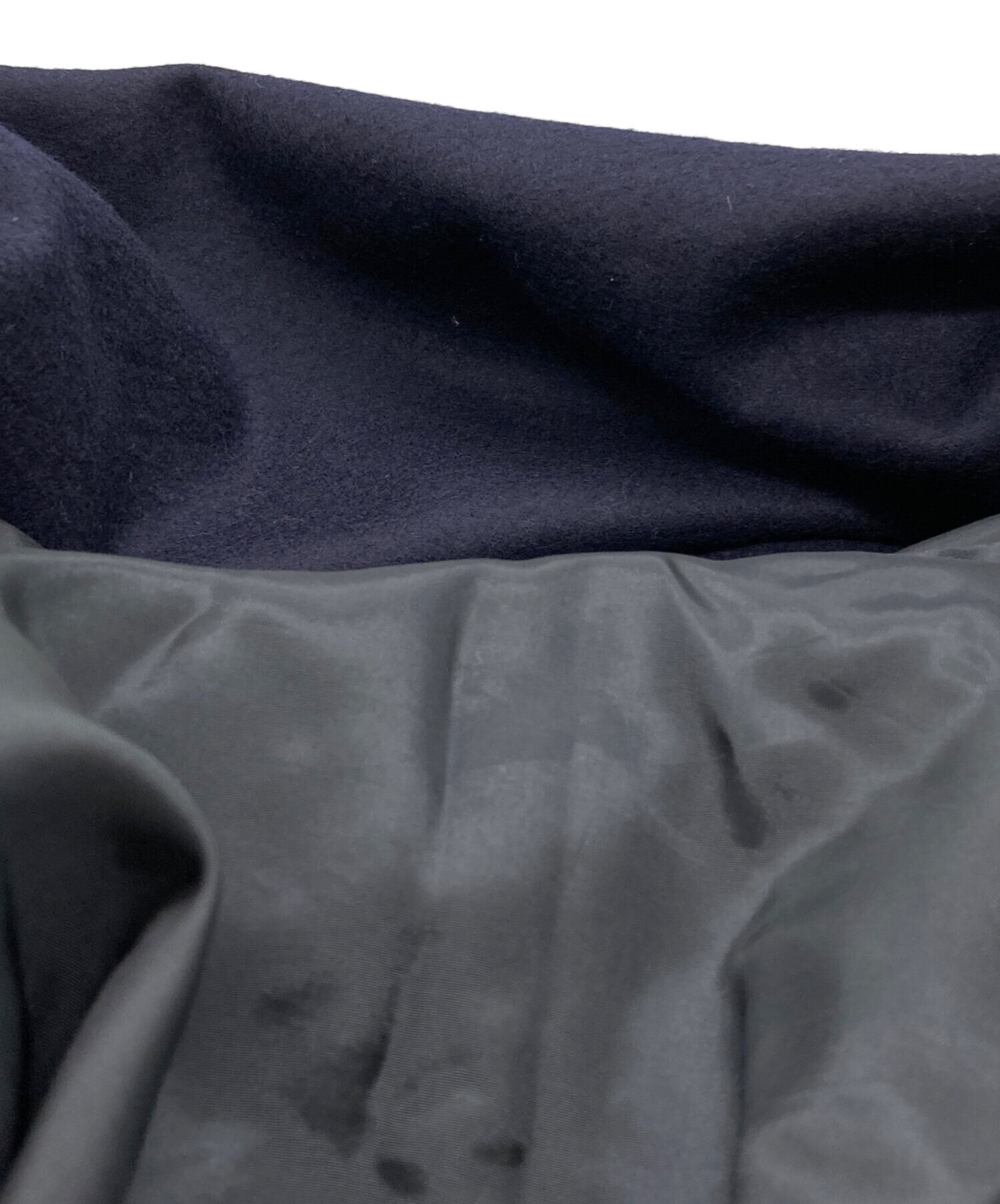 中古・古着通販】ebure (エブール) ウールスカート ネイビー サイズ:36