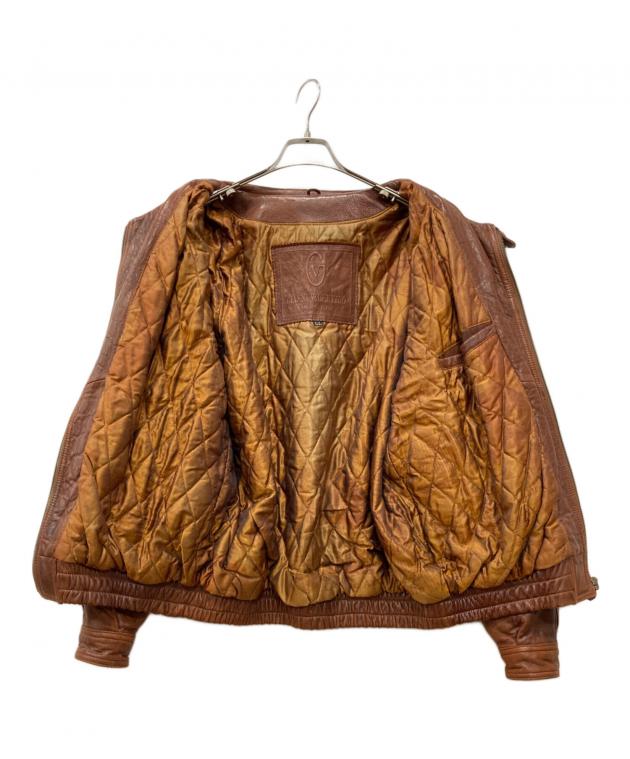 美品 GIANNI VALENTINO バレンティノ レザージャケット Y202 中古・古着通販】GIANNI VALENTINO (ジャンニバレンチノ) レザー