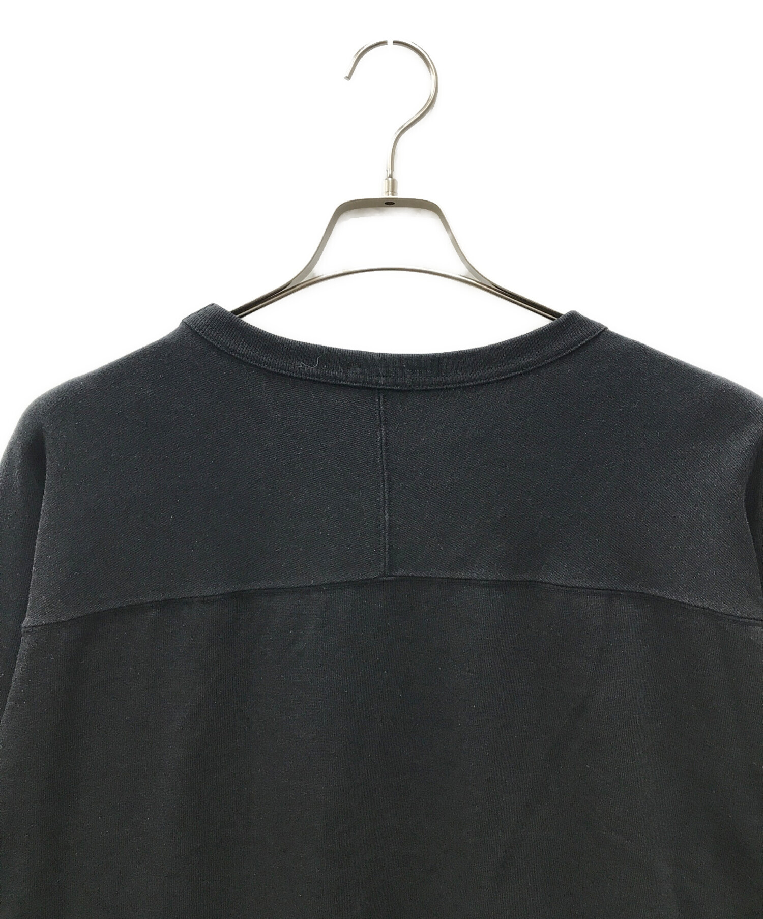 中古・古着通販】COMOLI (コモリ) フットボールTシャツ ブラック