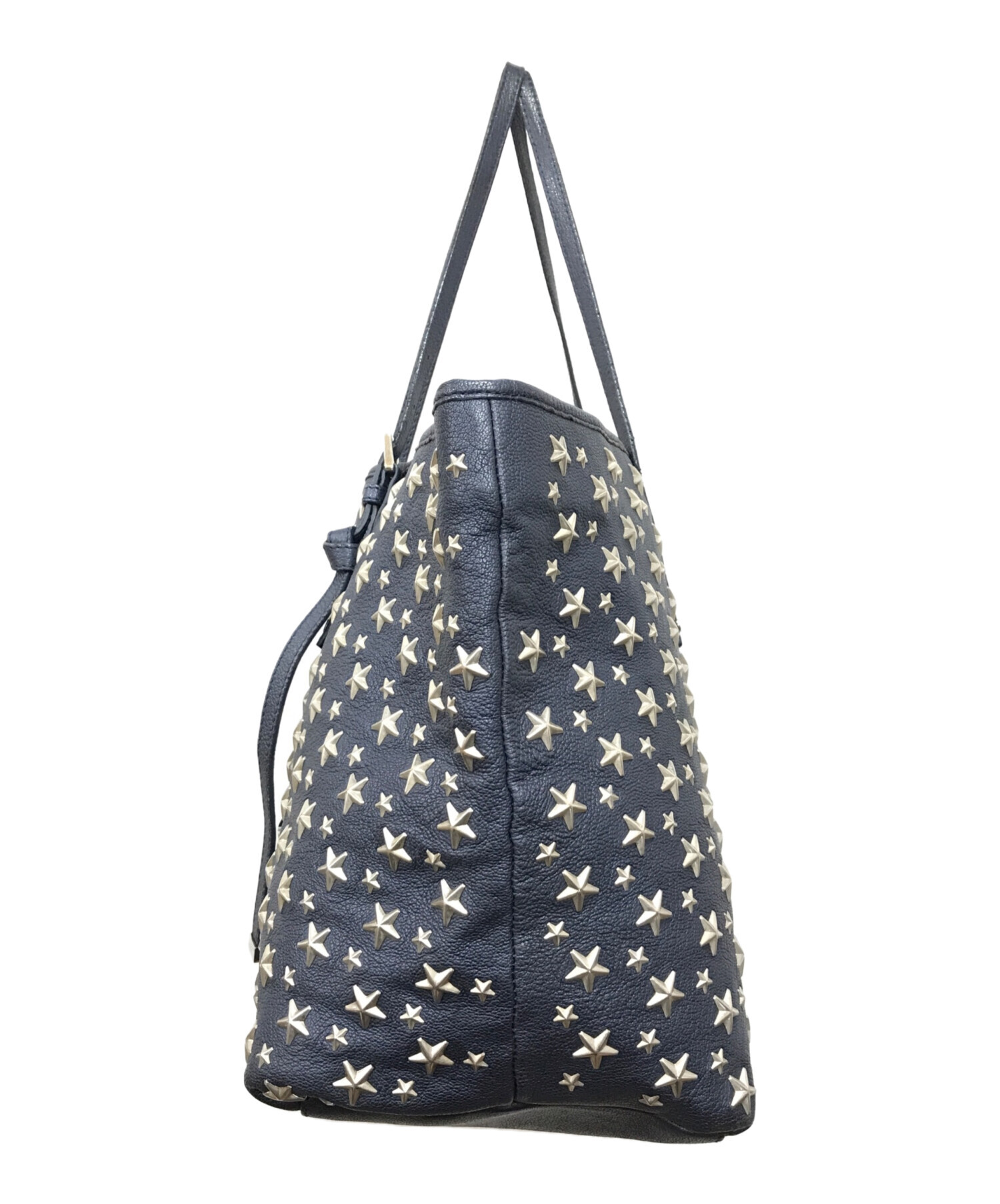 中古・古着通販】JIMMY CHOO (ジミーチュウ) スタッズトートバッグ 