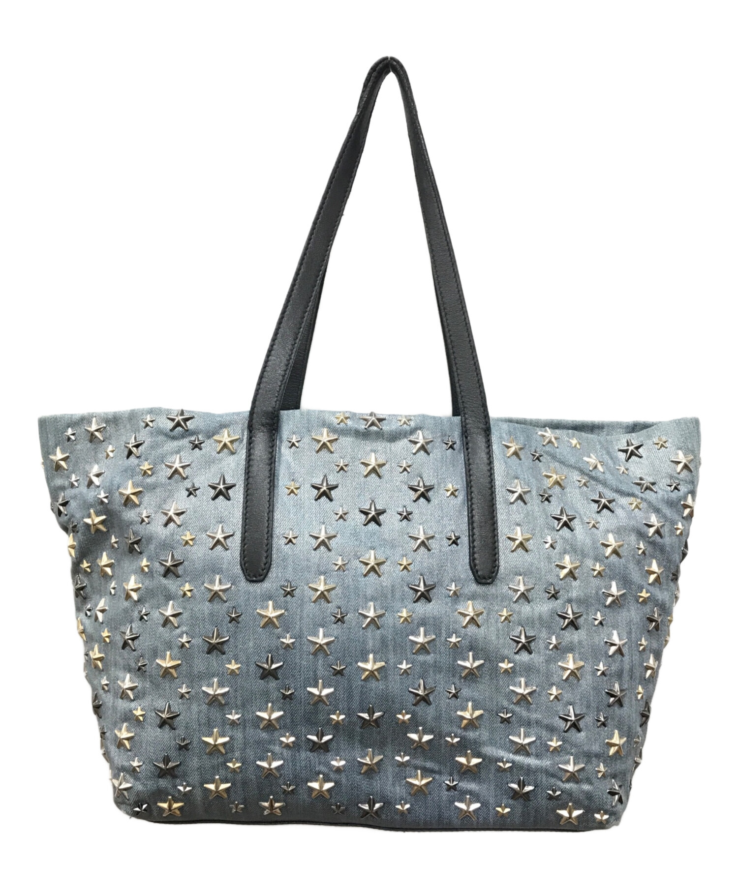 中古・古着通販】JIMMY CHOO (ジミーチュウ) スタッズトートバッグ 