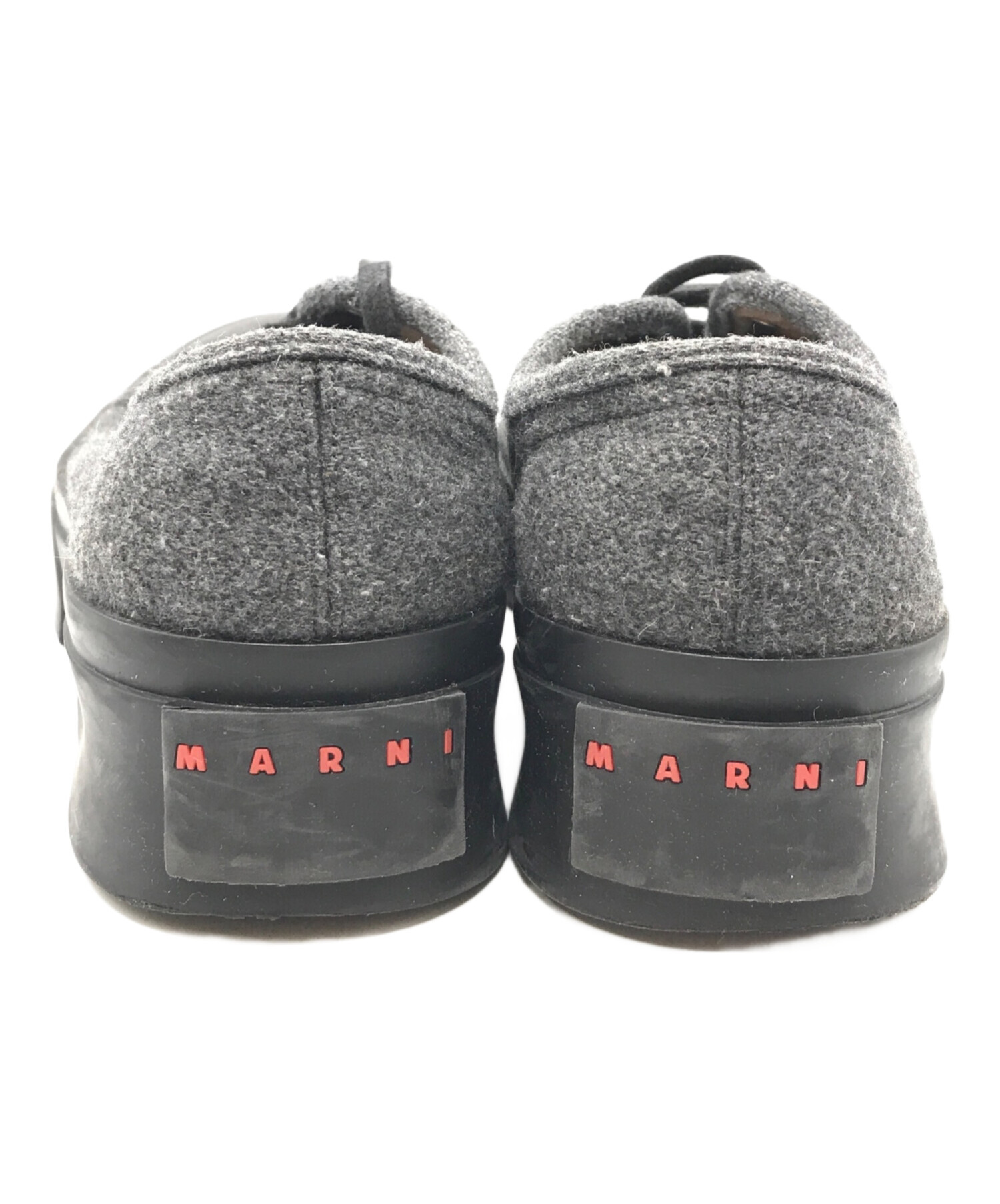 中古・古着通販】MARNI (マルニ) パブロスニーカー グレー サイズ:43 