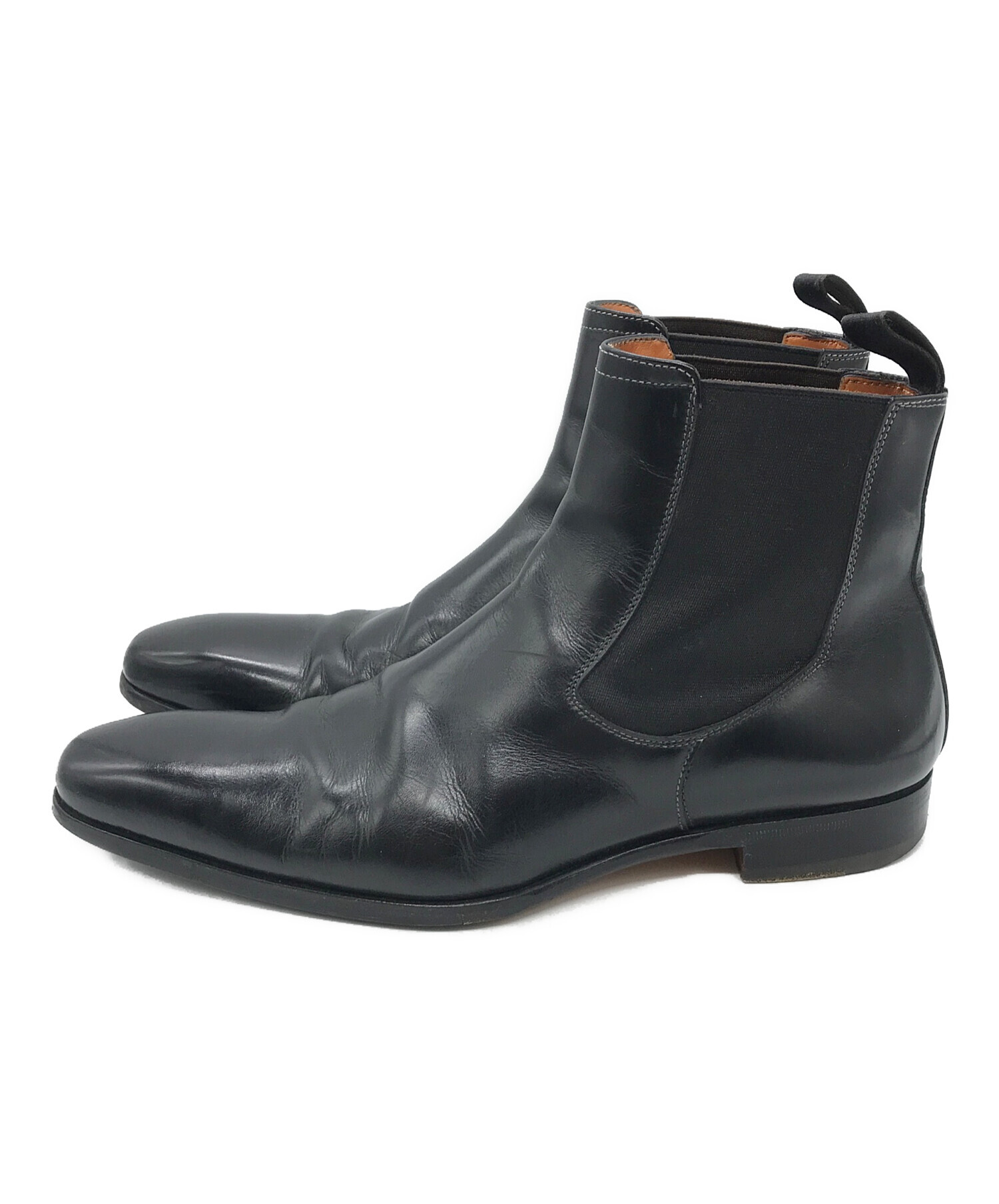 中古・古着通販】Santoni (サントーニ) サイドゴアブーツ ブラック 