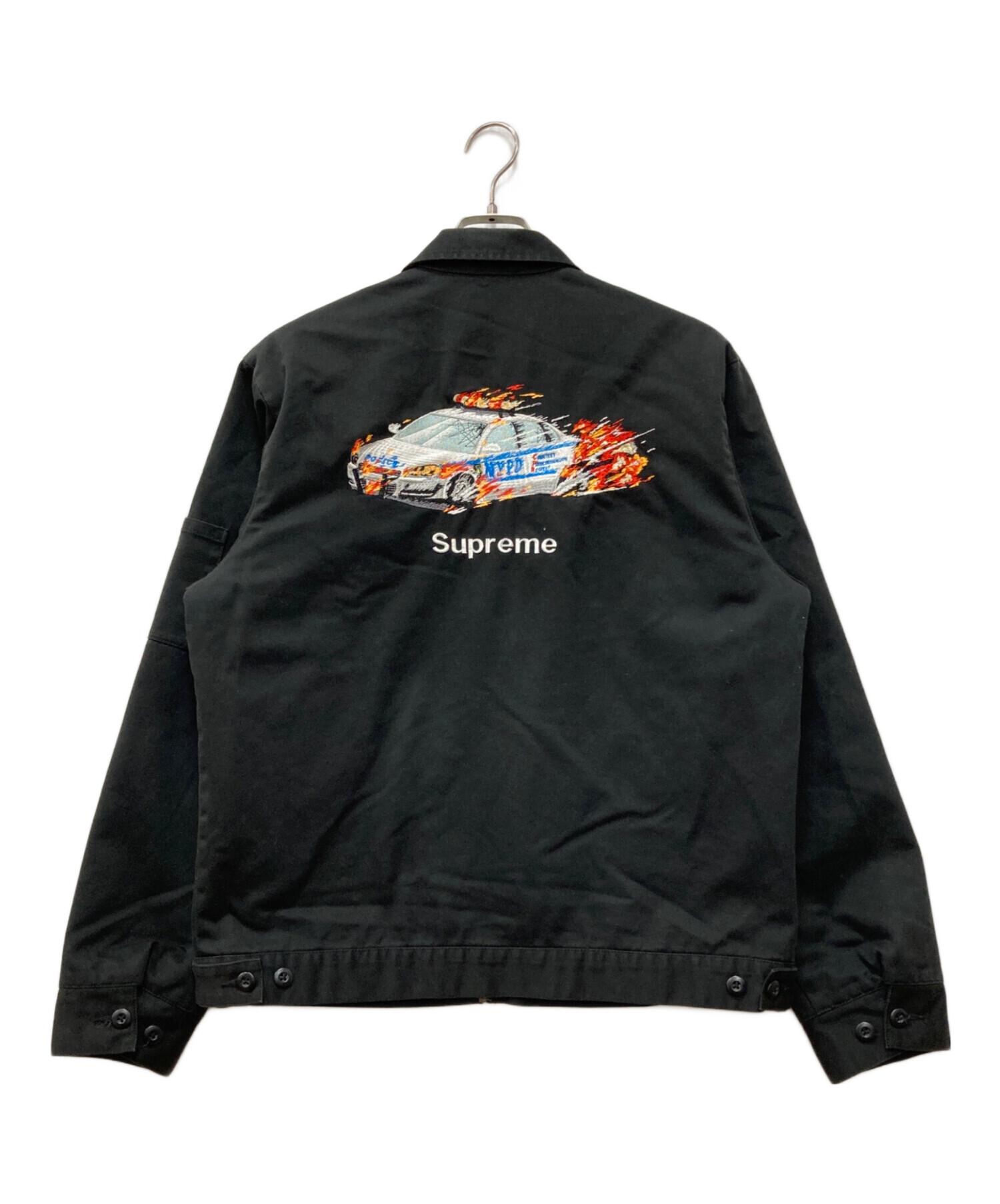 Supreme Cop Car Embroidered Work Jacket Supreme Cop Car