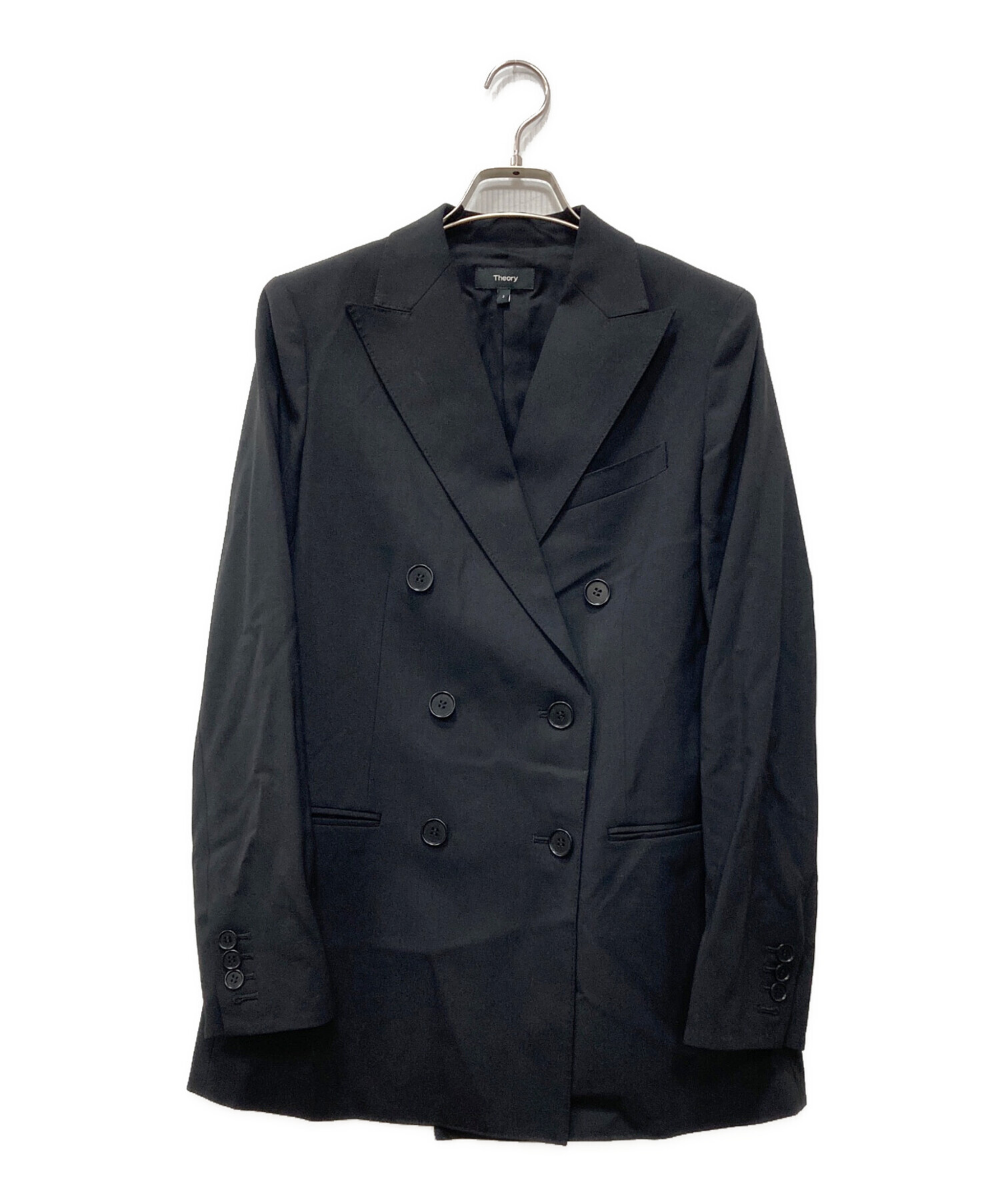 中古・古着通販】theory (セオリー) テーラードジャケット ブラック