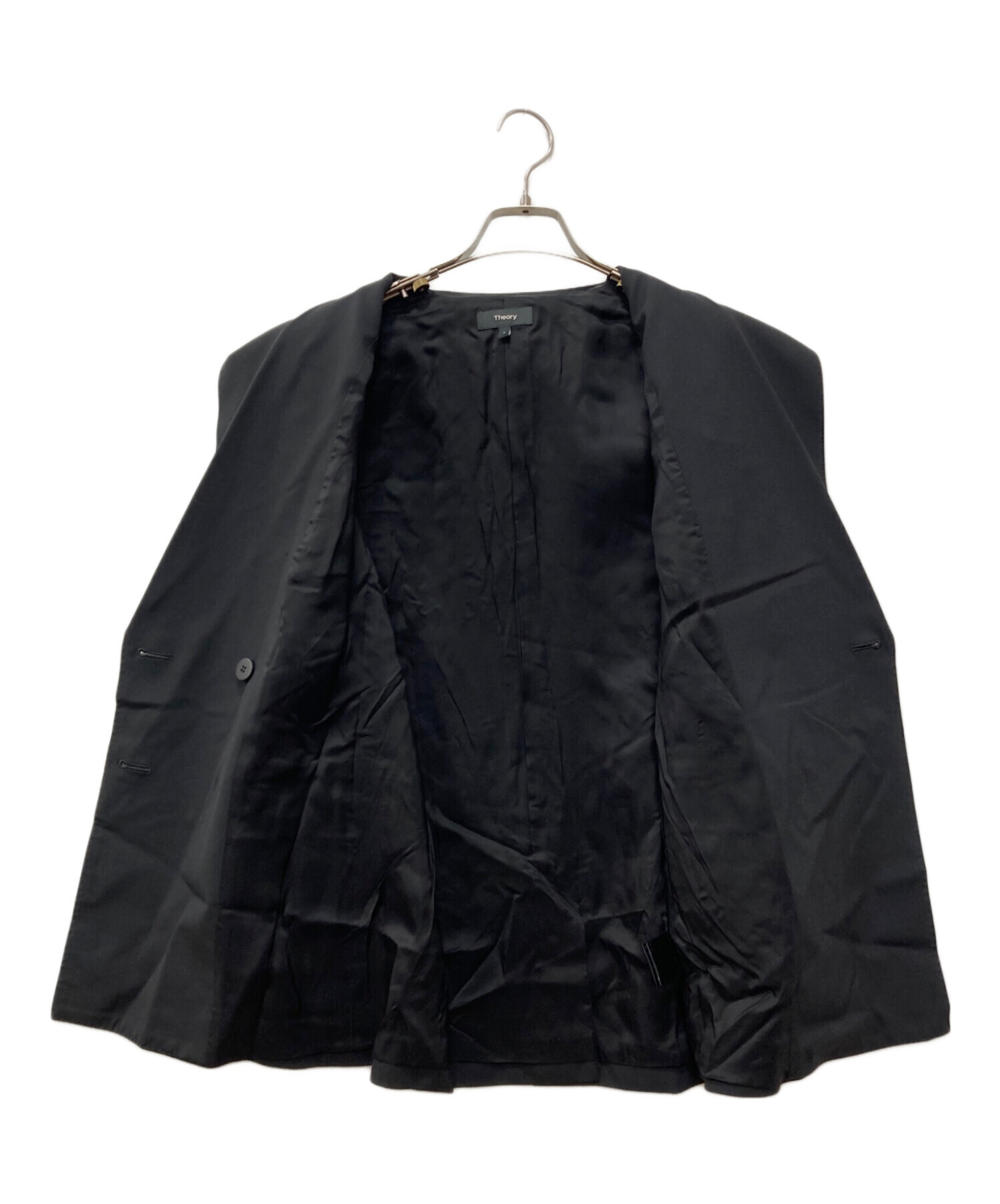 中古・古着通販】theory (セオリー) テーラードジャケット ブラック