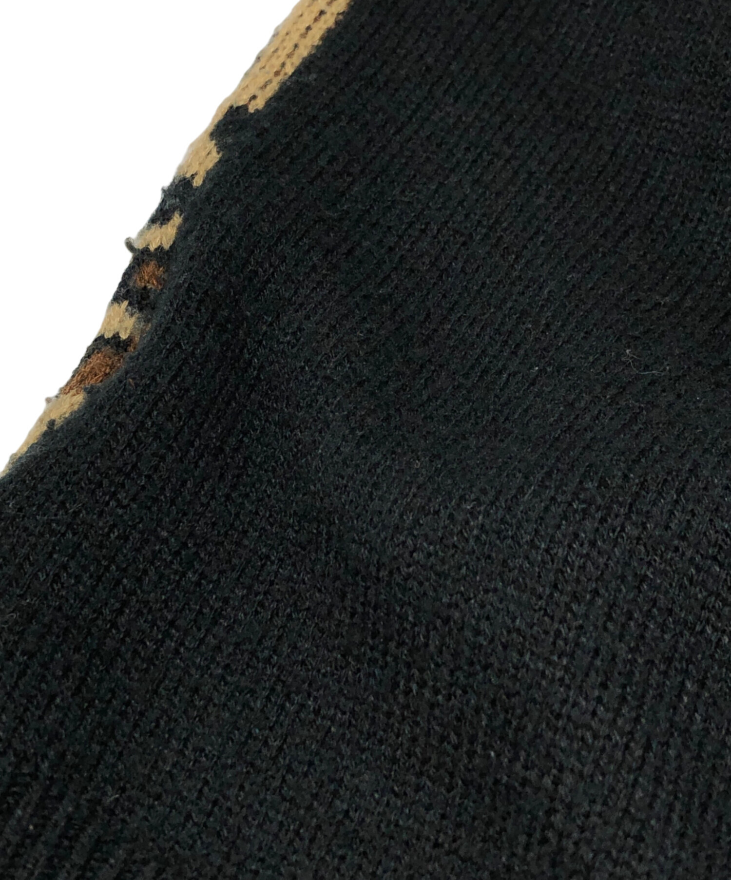 中古・古着通販】SUPREME (シュプリーム) Leopard Knit Vest ベージュ