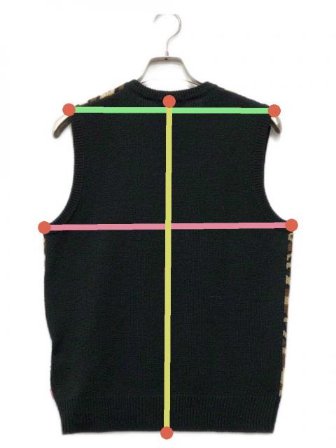 中古・古着通販】SUPREME (シュプリーム) Leopard Knit Vest ベージュ