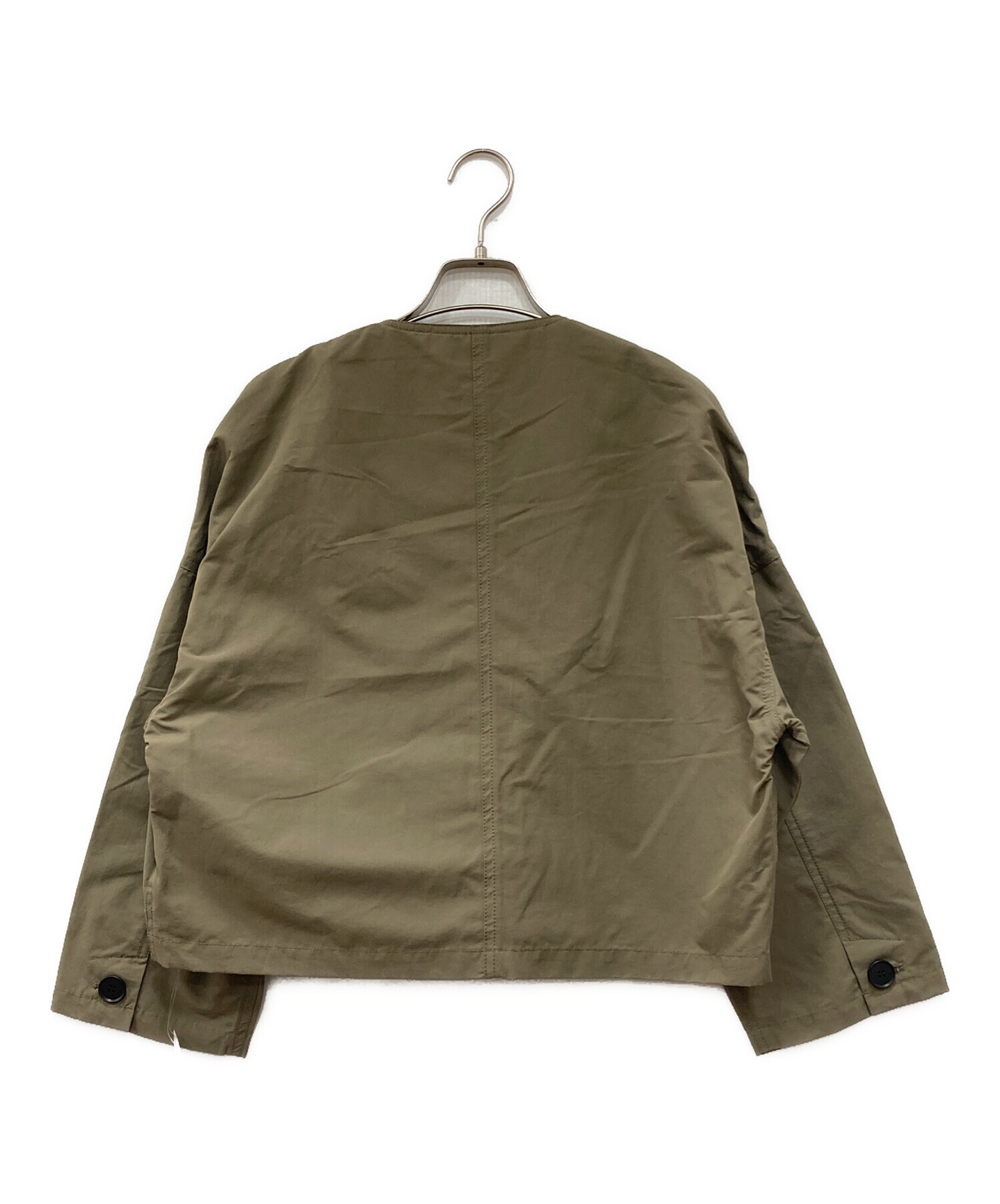 中古・古着通販】IENA (イエナ) ウェザーノーカラージャケット カーキ 