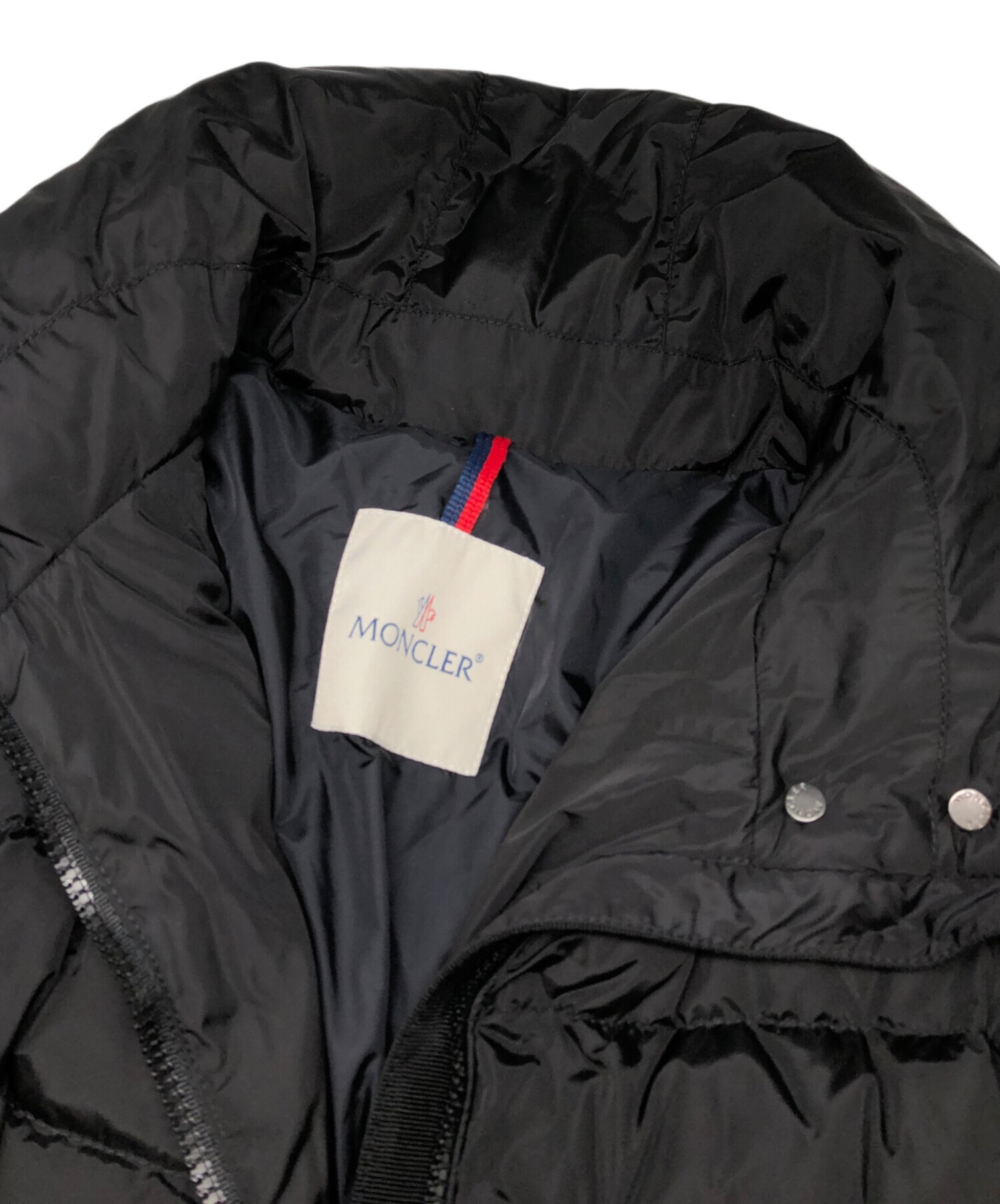中古・古着通販】MONCLER (モンクレール) ダウンコート ブラック