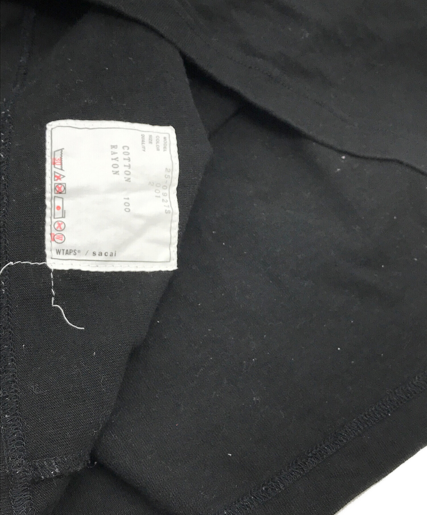 中古・古着通販】sacai (サカイ) WTAPS (ダブルタップス) Flock Print 