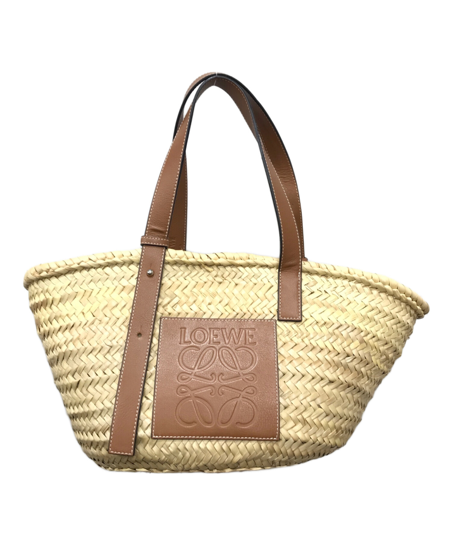 中古・古着通販】LOEWE (ロエベ) バスケットバッグ ベージュ サイズ  