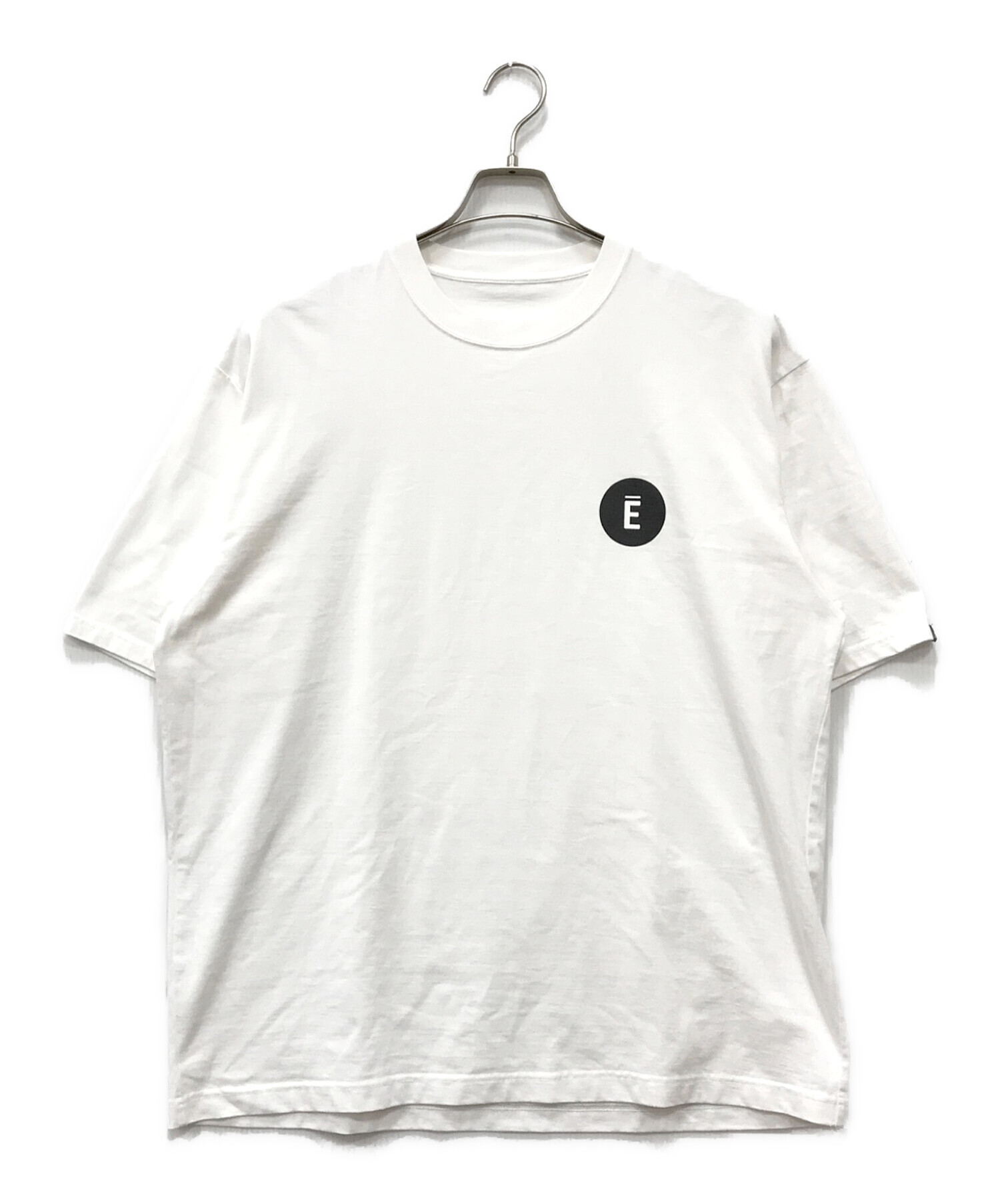 中古・古着通販】ENNOY (エンノイ) クルーネックロゴTシャツ ホワイト 