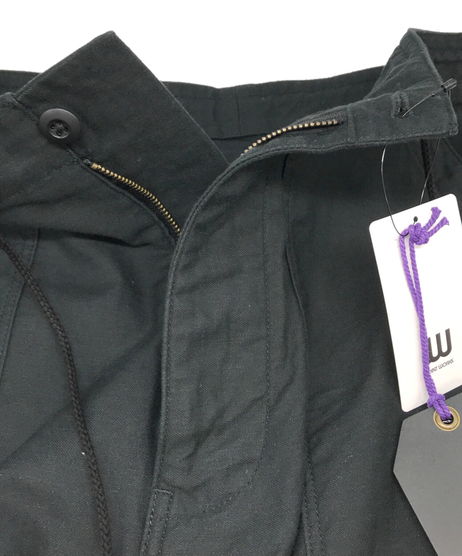 中古・古着通販】Needles (ニードルズ) String Fatigue Skirt ブラック