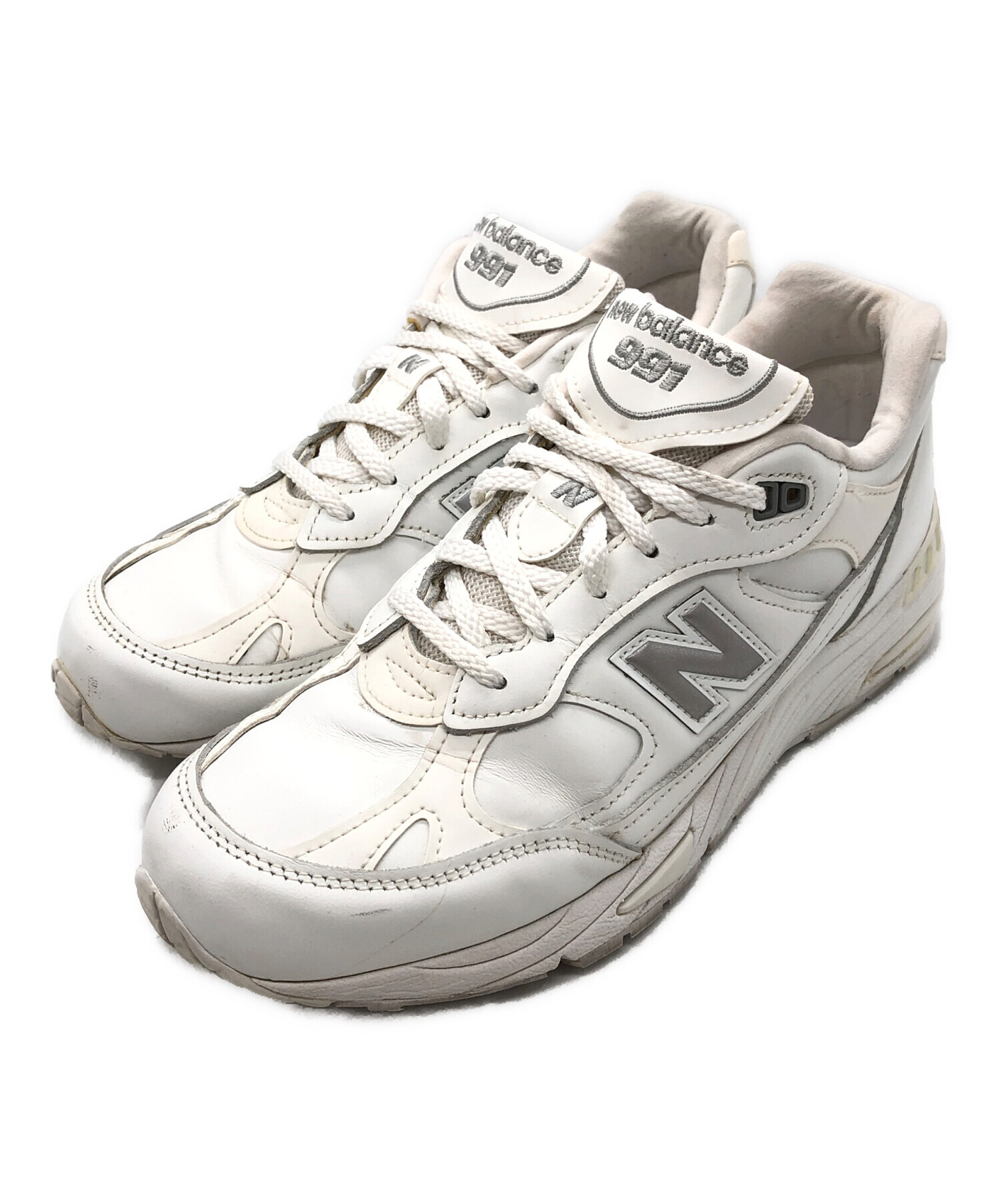 new balance ニューバランス/M991TW/ホワイト/サイズ:UK表記8 1/2/Aランク/75【中古】 中古・古着通販】NEW BALANCE (ニューバランス) M991TW ホワイト
